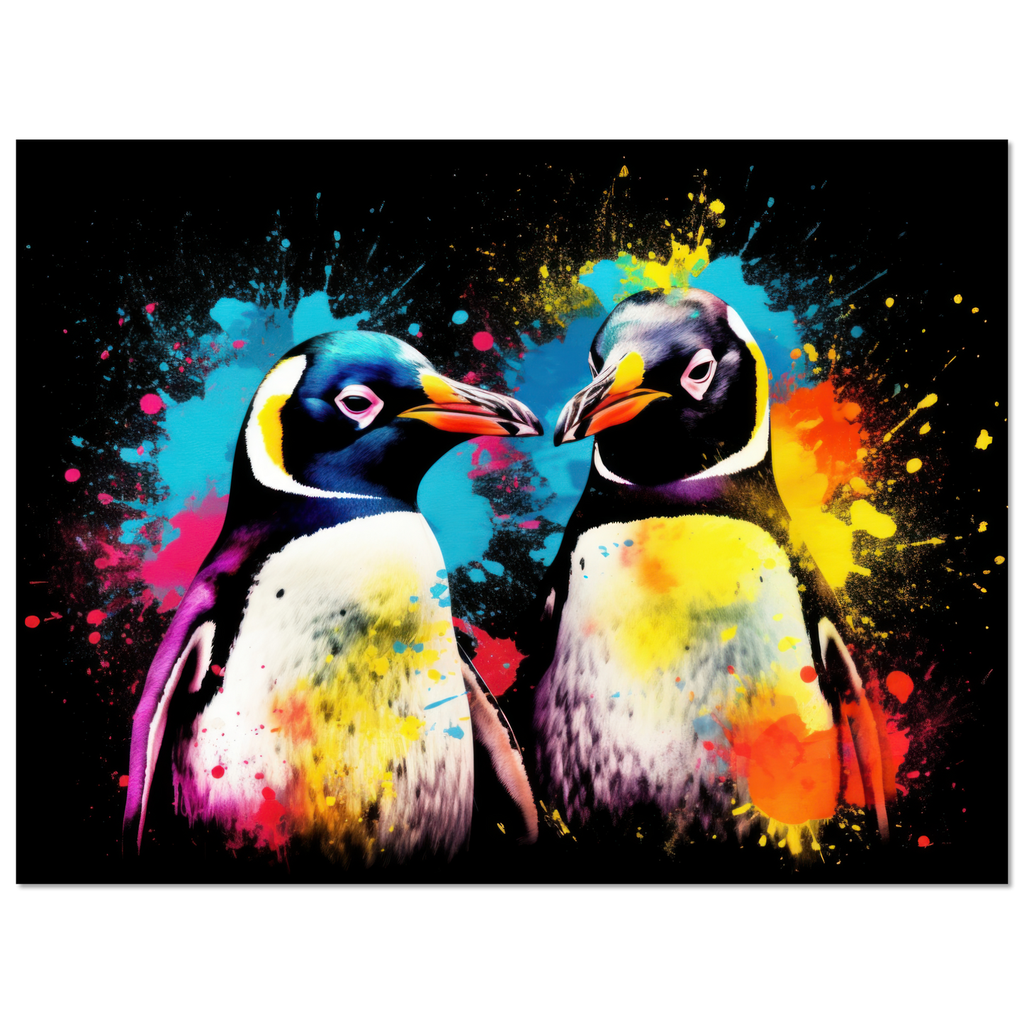 Pinguin Pop-Art (FISH32)