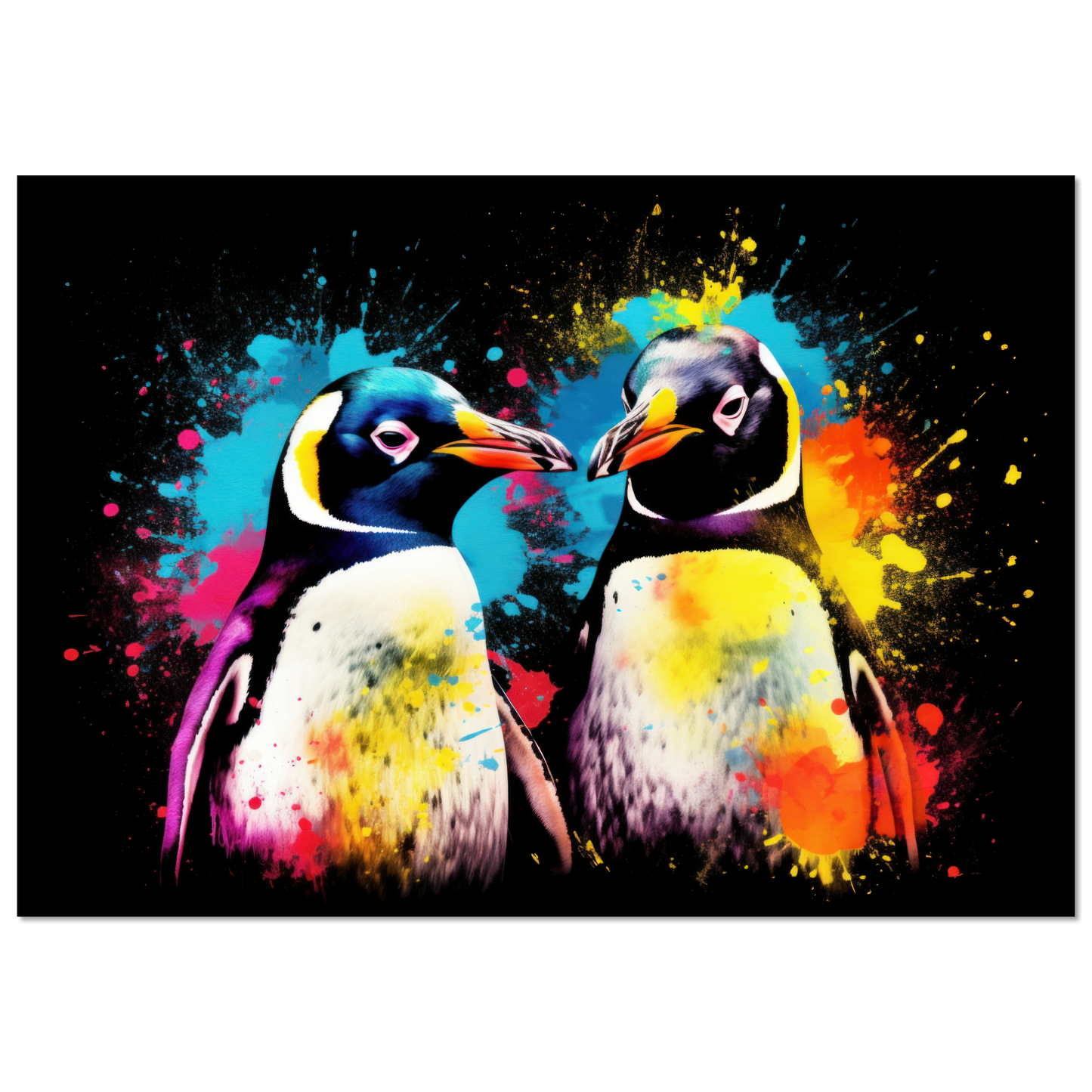 Pinguin Pop-Art (FISH32)