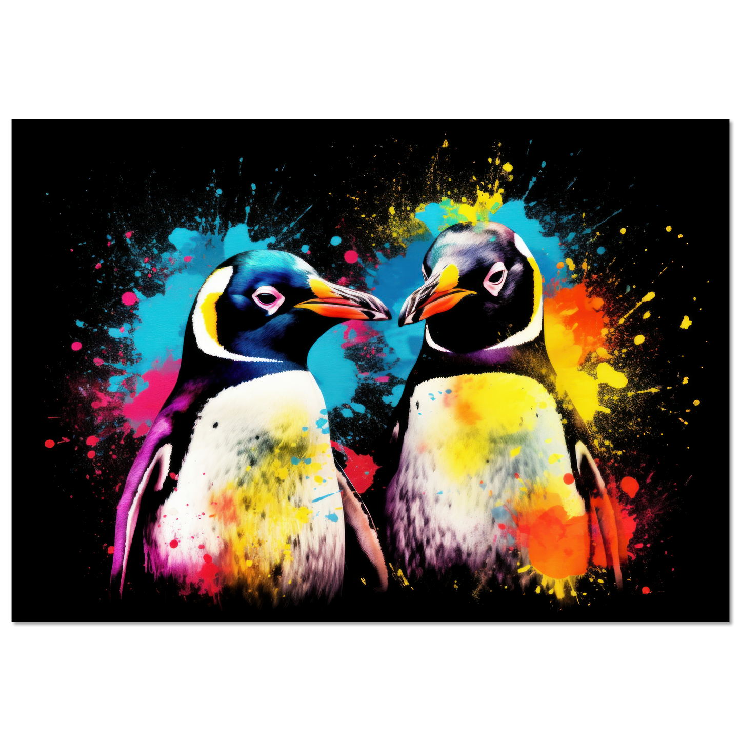 Pinguin Pop-Art (FISH32)