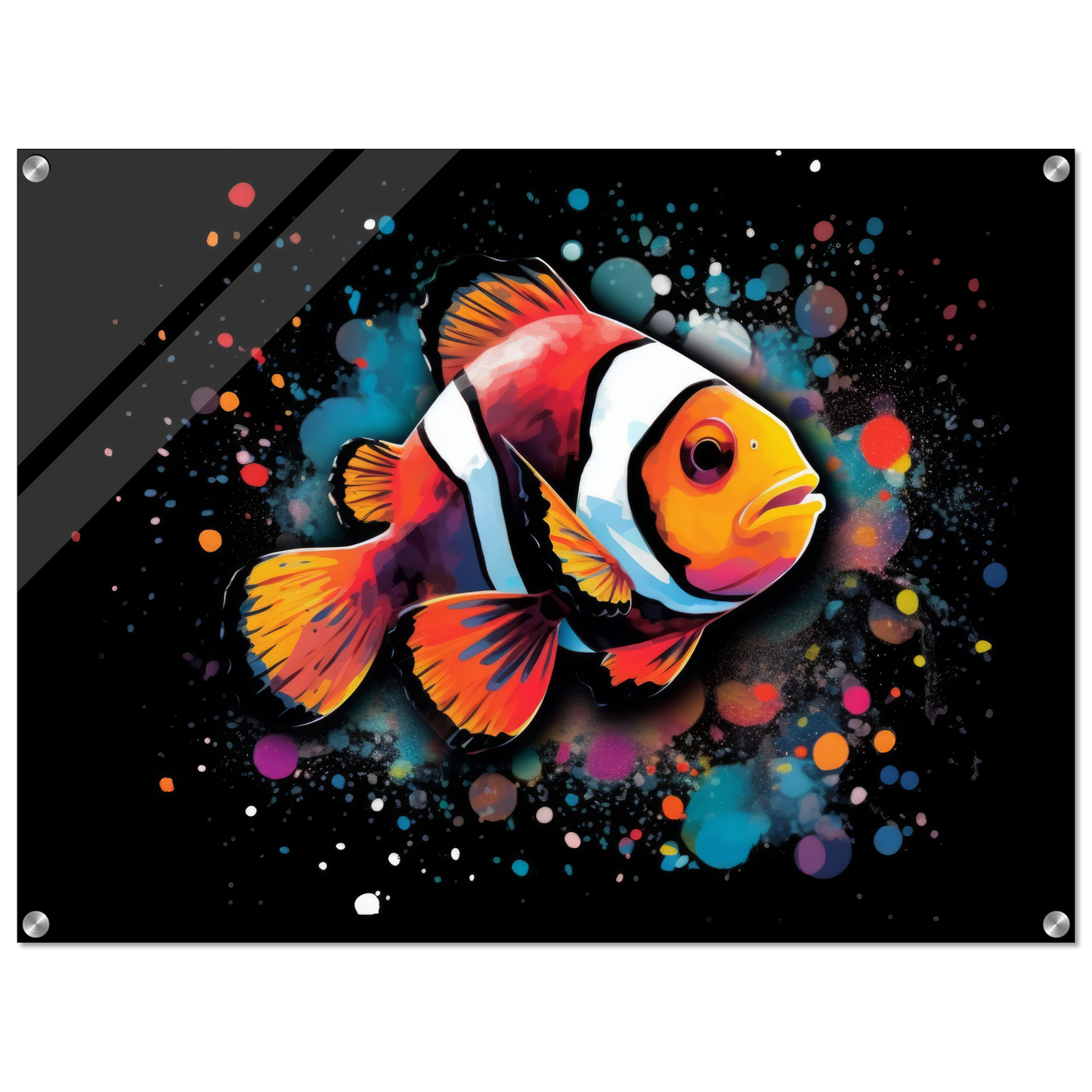 Clown fish clown fish pop art (FISH33)