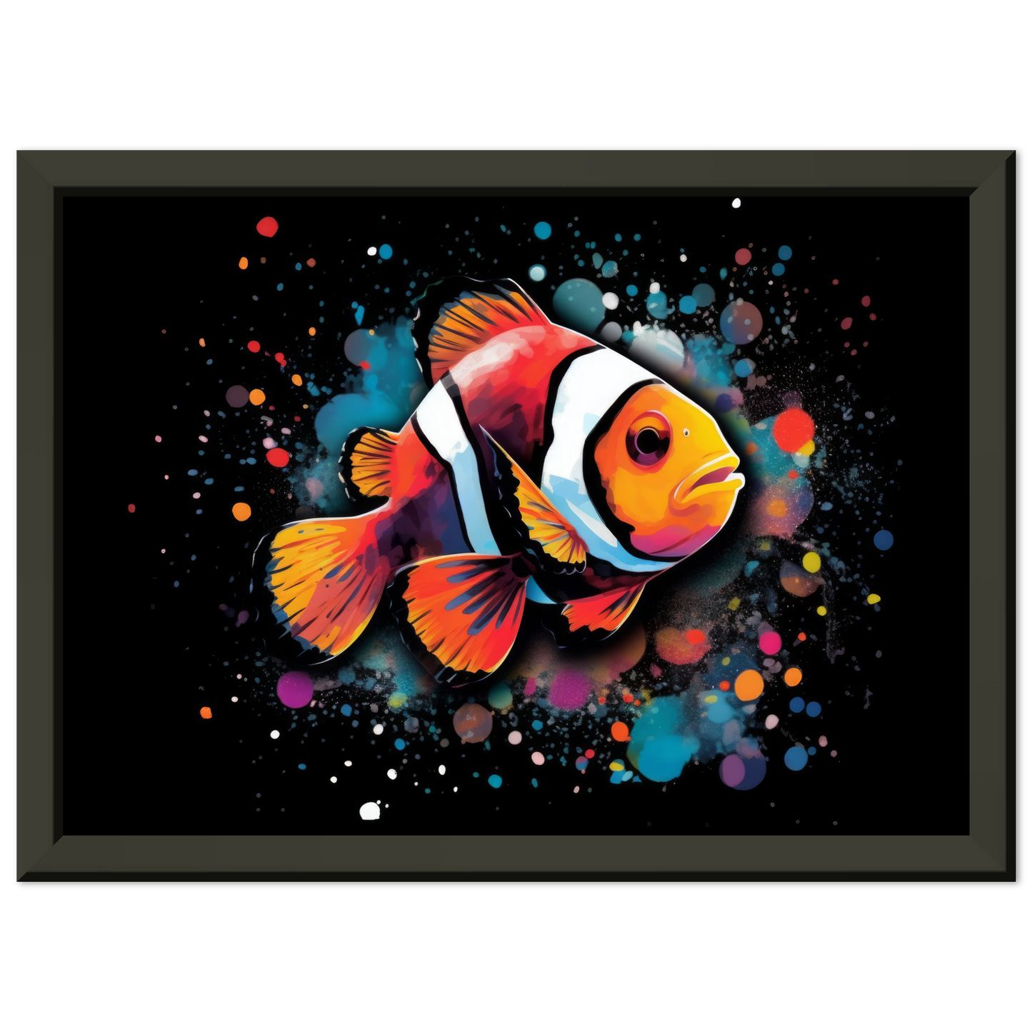 Clown fish clown fish pop art (FISH33)
