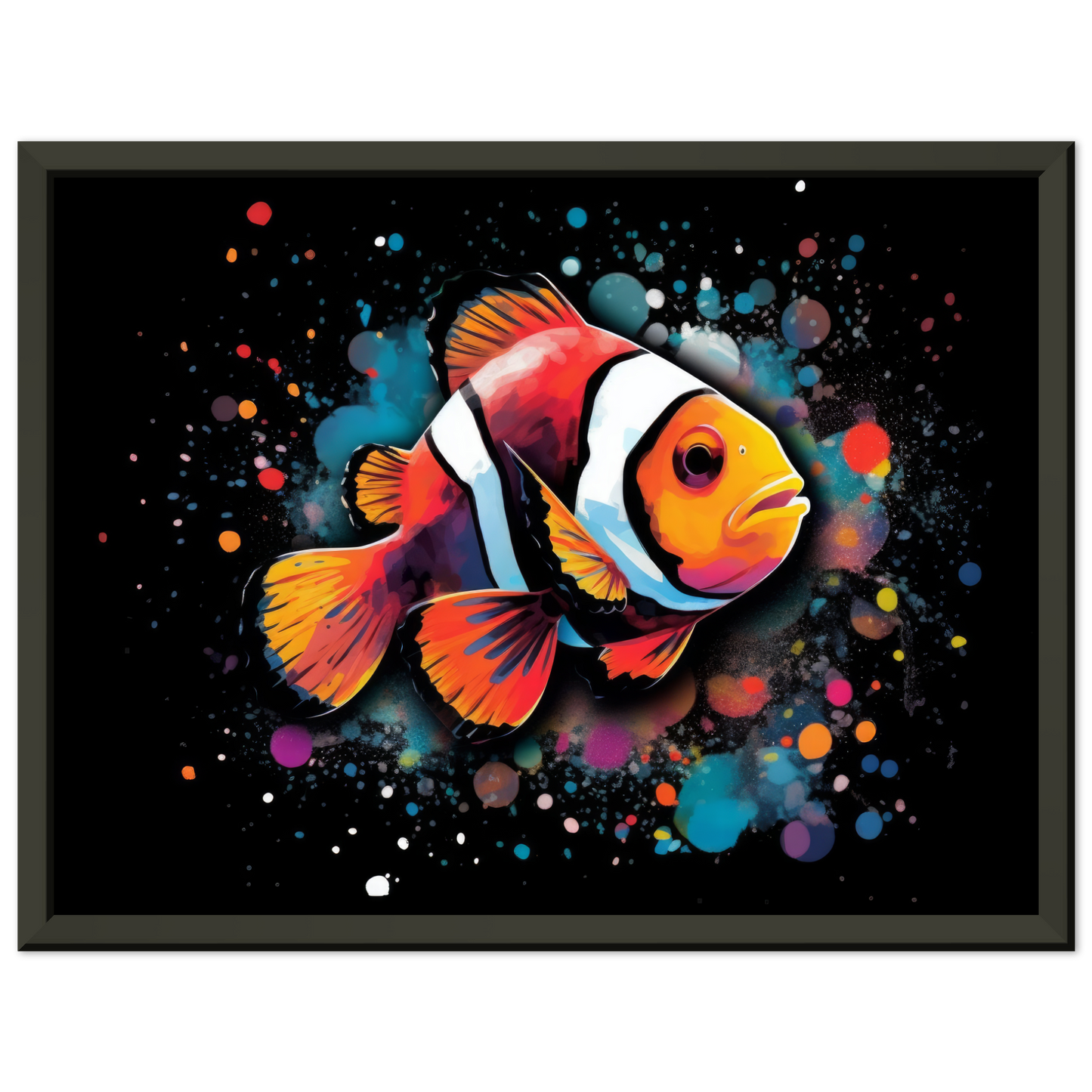 Clown fish clown fish pop art (FISH33)