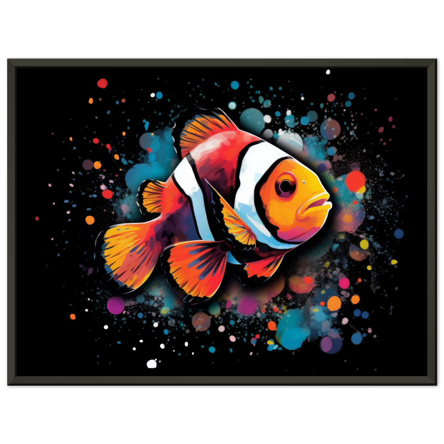 Clown fish clown fish pop art (FISH33)