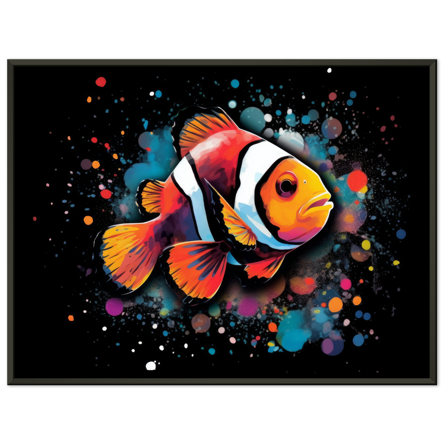 Clown fish clown fish pop art (FISH33)