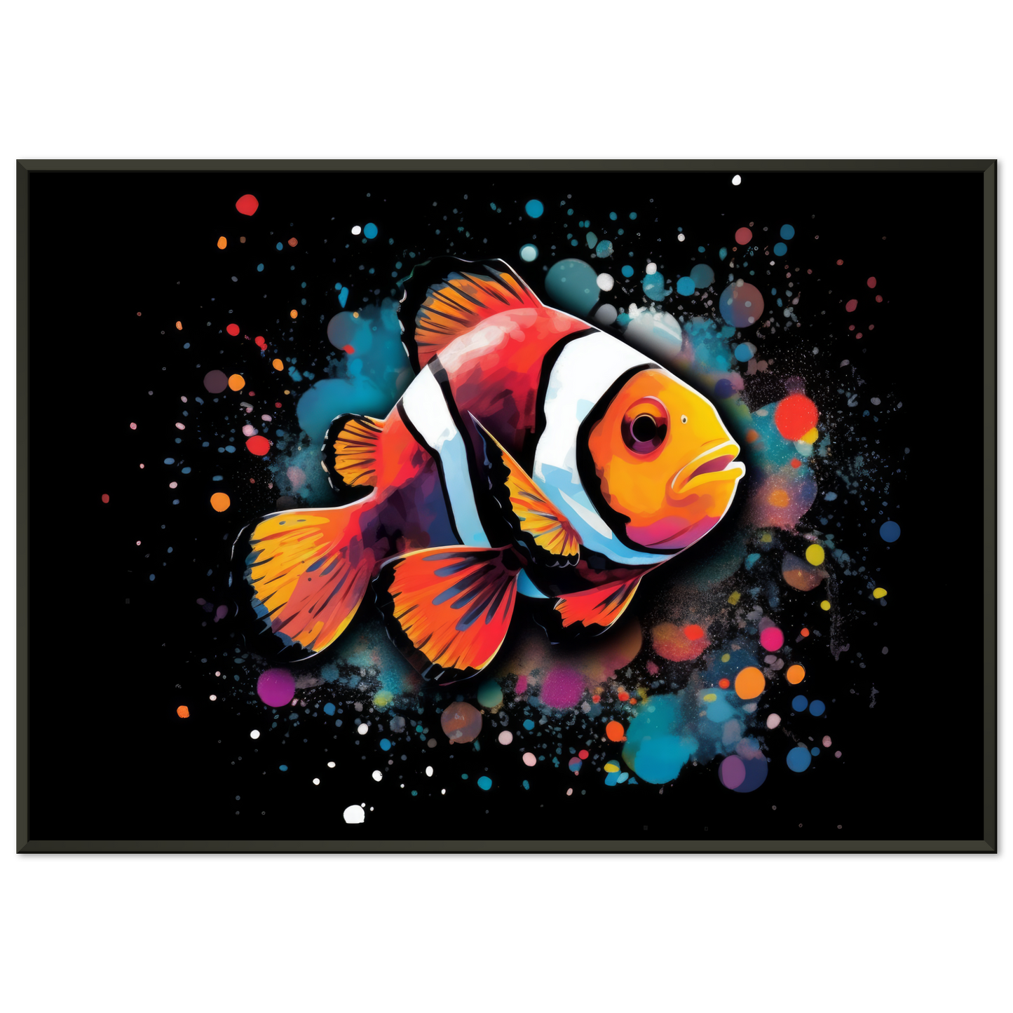 Clown fish clown fish pop art (FISH33)