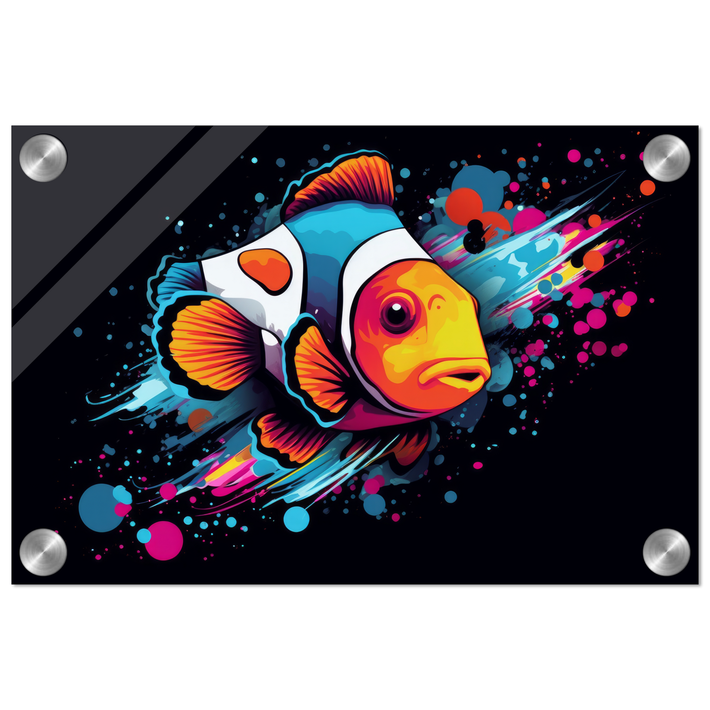 Clown fish clown fish pop art (FISH34)