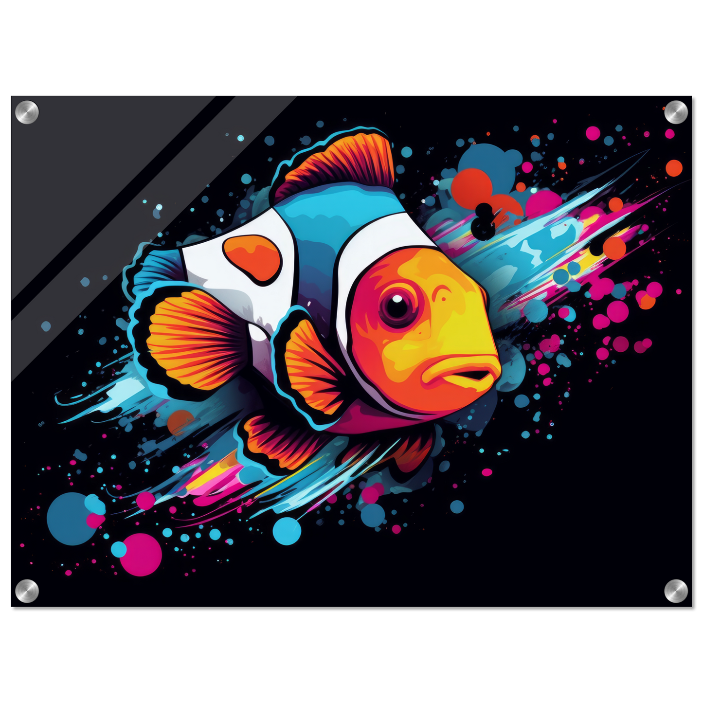 Clown fish clown fish pop art (FISH34)