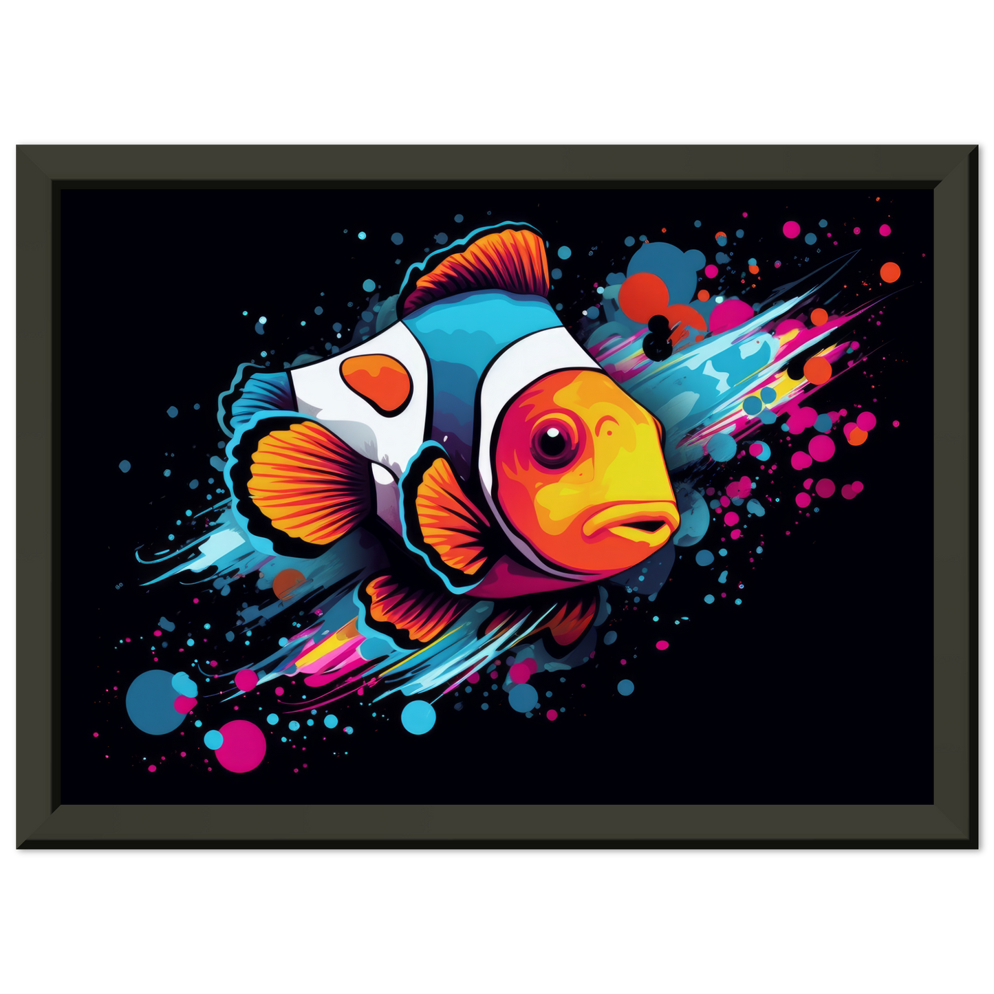 Clown fish clown fish pop art (FISH34)