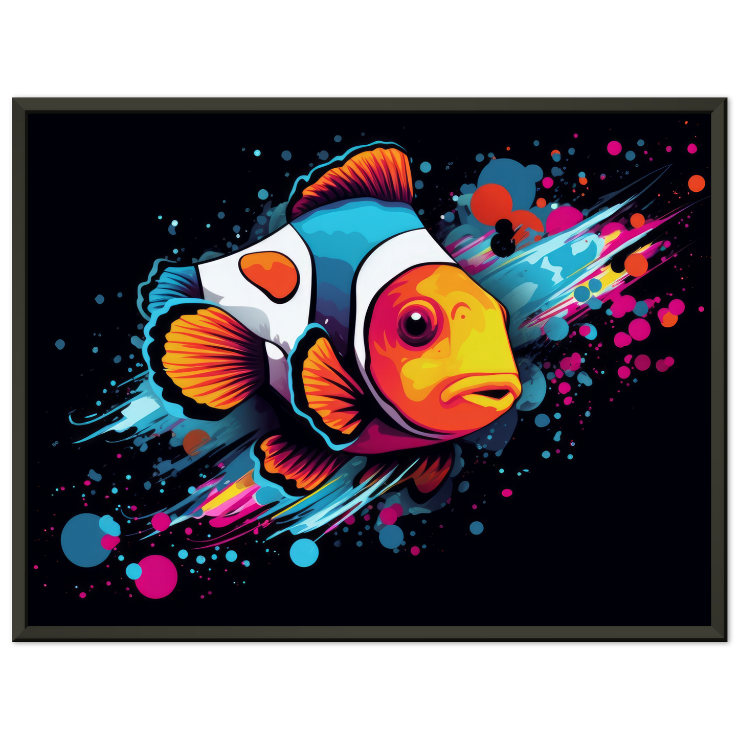 Clown fish clown fish pop art (FISH34)