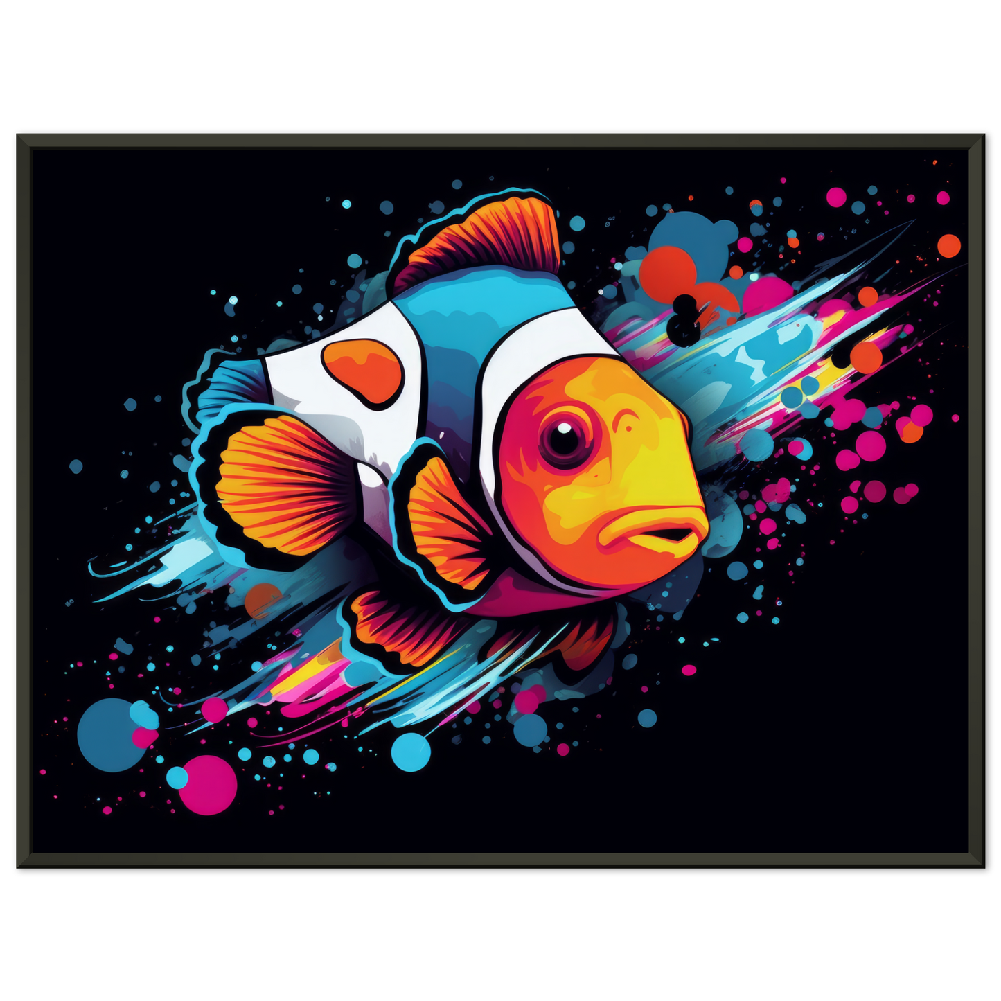 Clown fish clown fish pop art (FISH34)