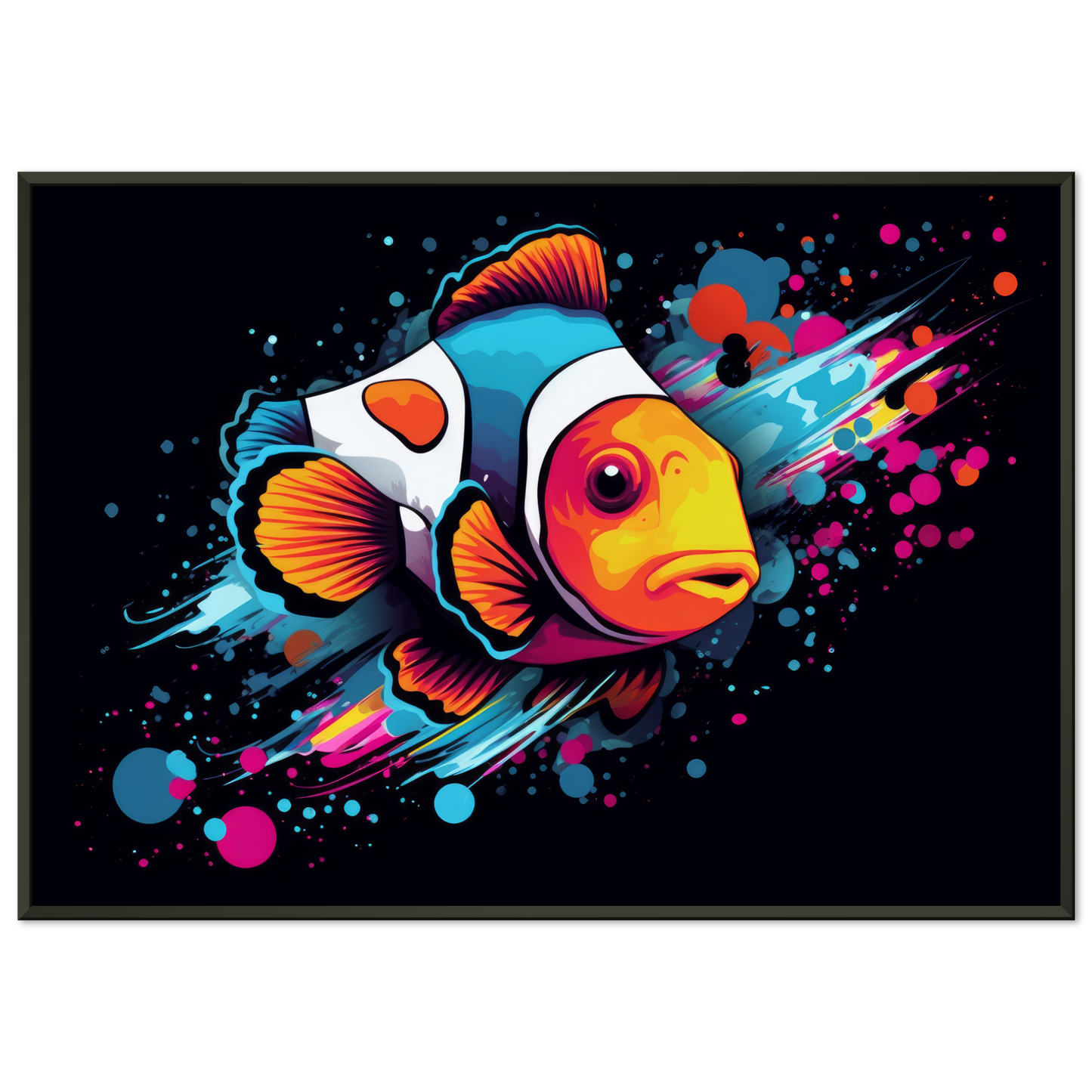 Clown fish clown fish pop art (FISH34)