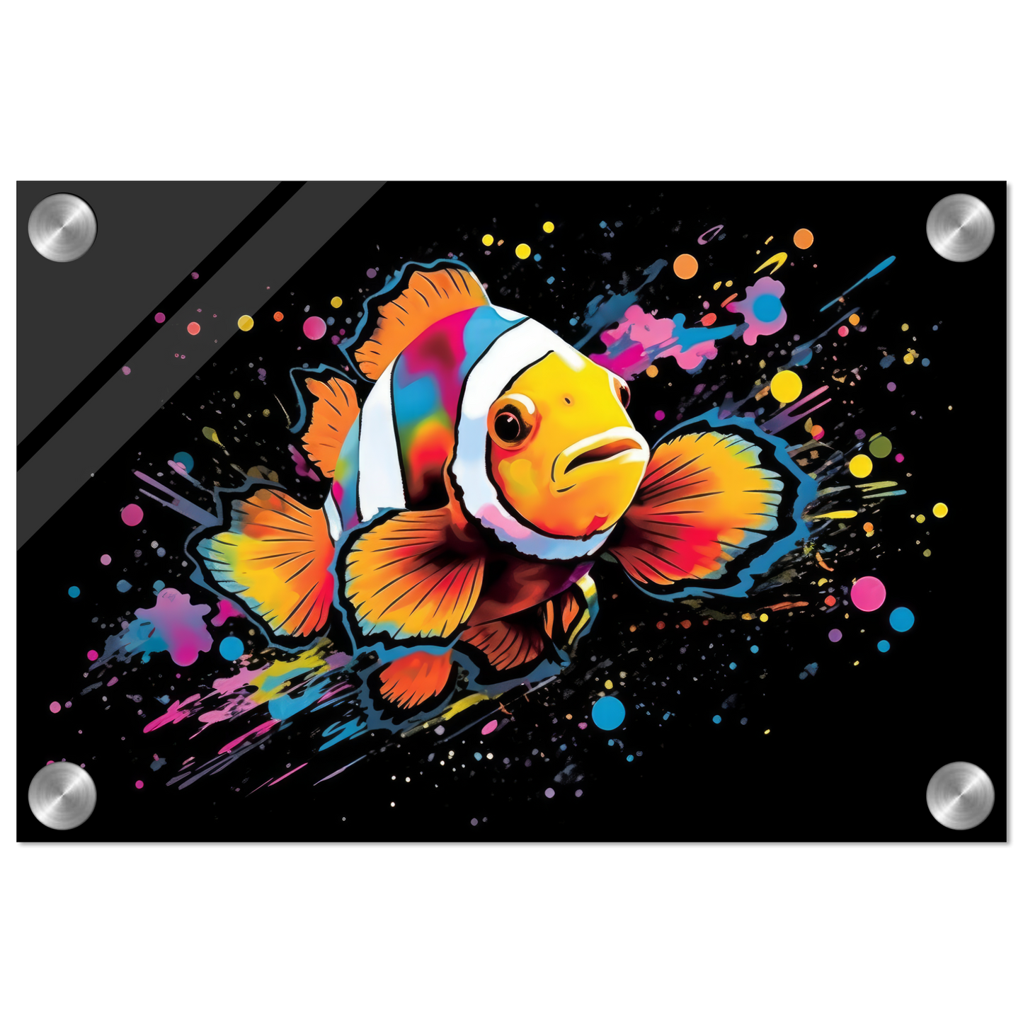 Clown fish clown fish pop art (FISH35)