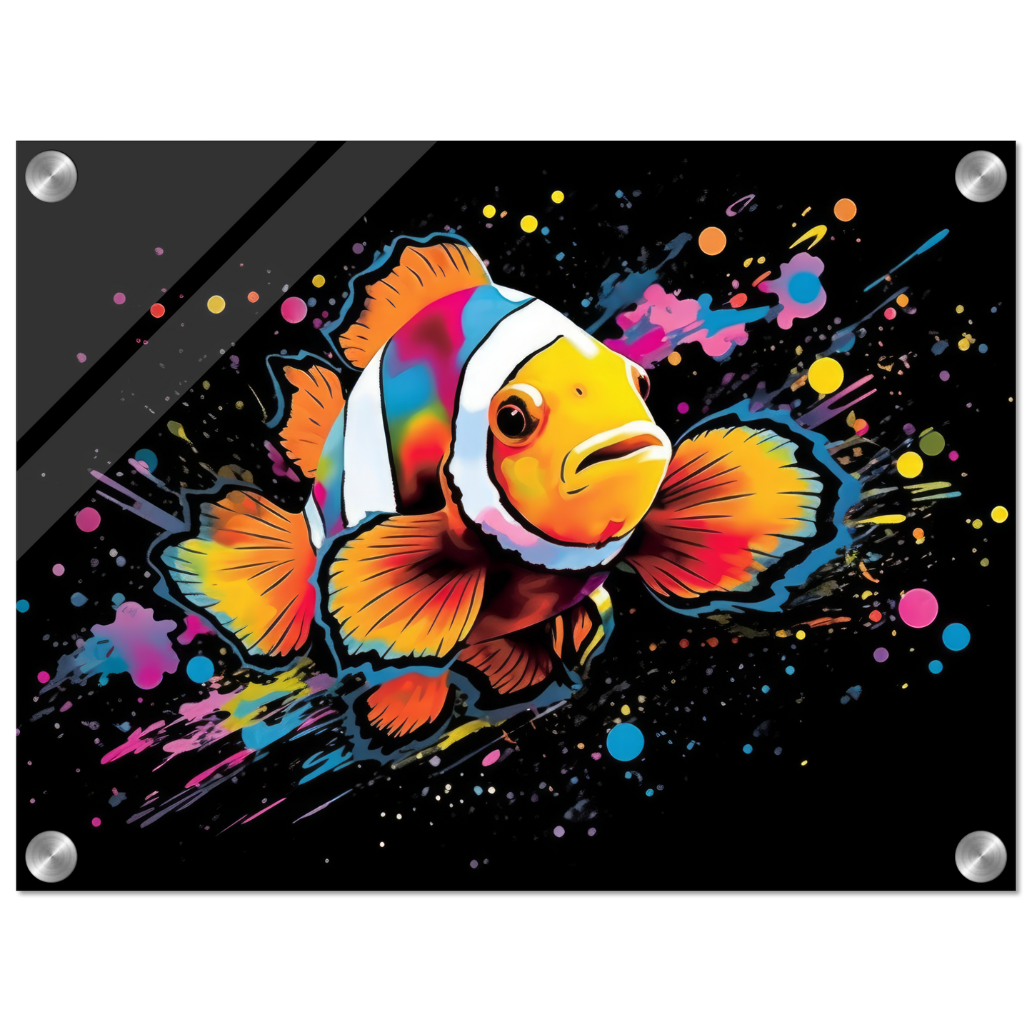 Clown fish clown fish pop art (FISH35)