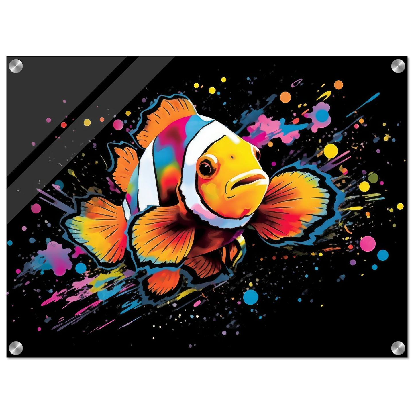 Clown fish clown fish pop art (FISH35)