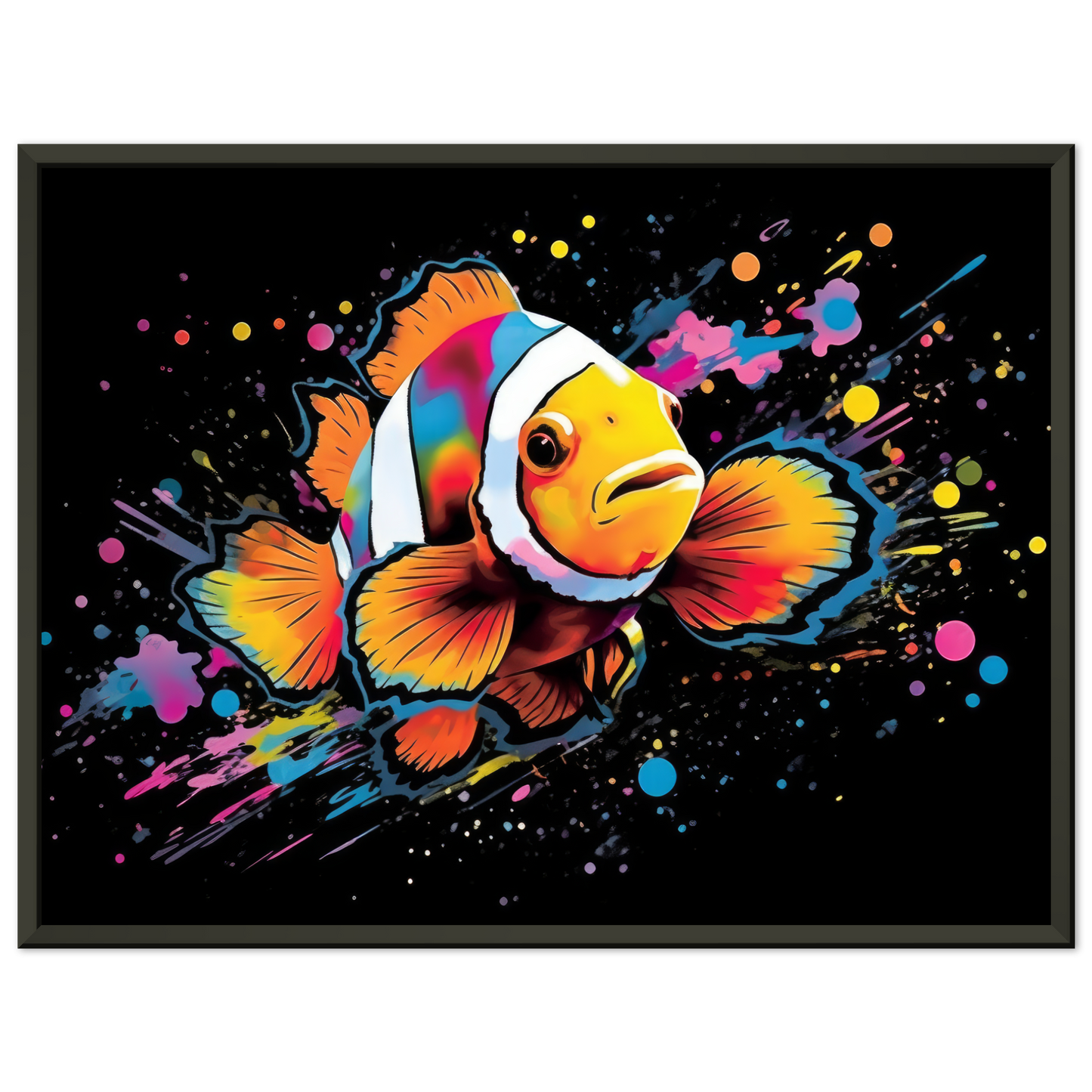 Clown fish clown fish pop art (FISH35)