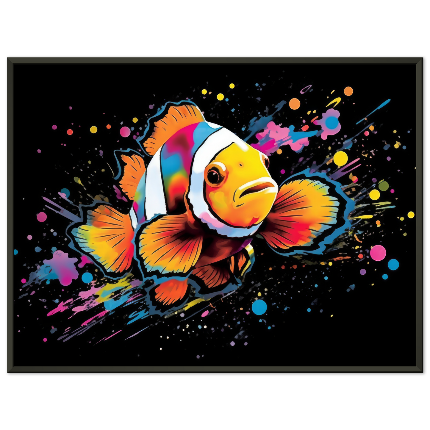 Clown fish clown fish pop art (FISH35)