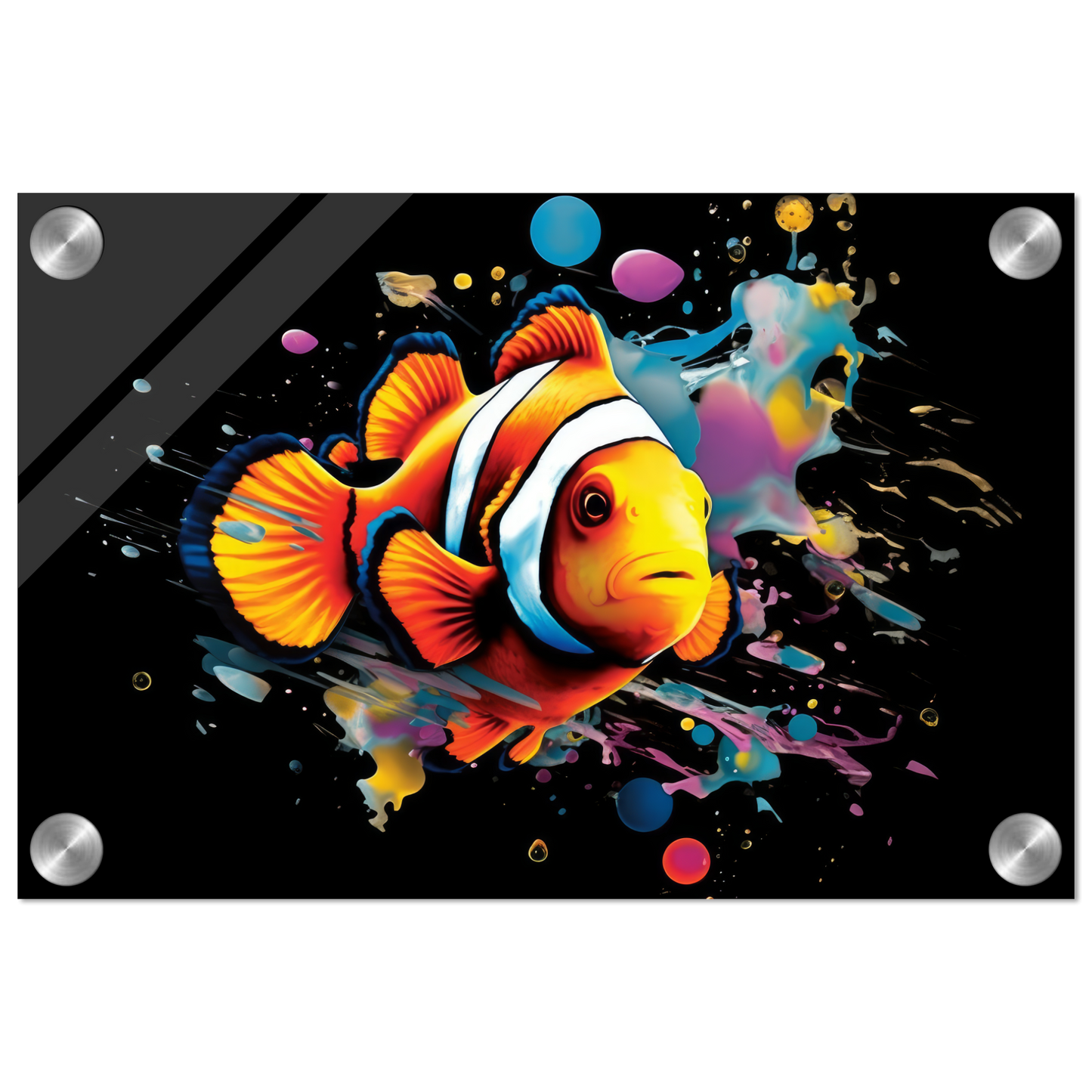 Clown fish clown fish pop art (FISH36)