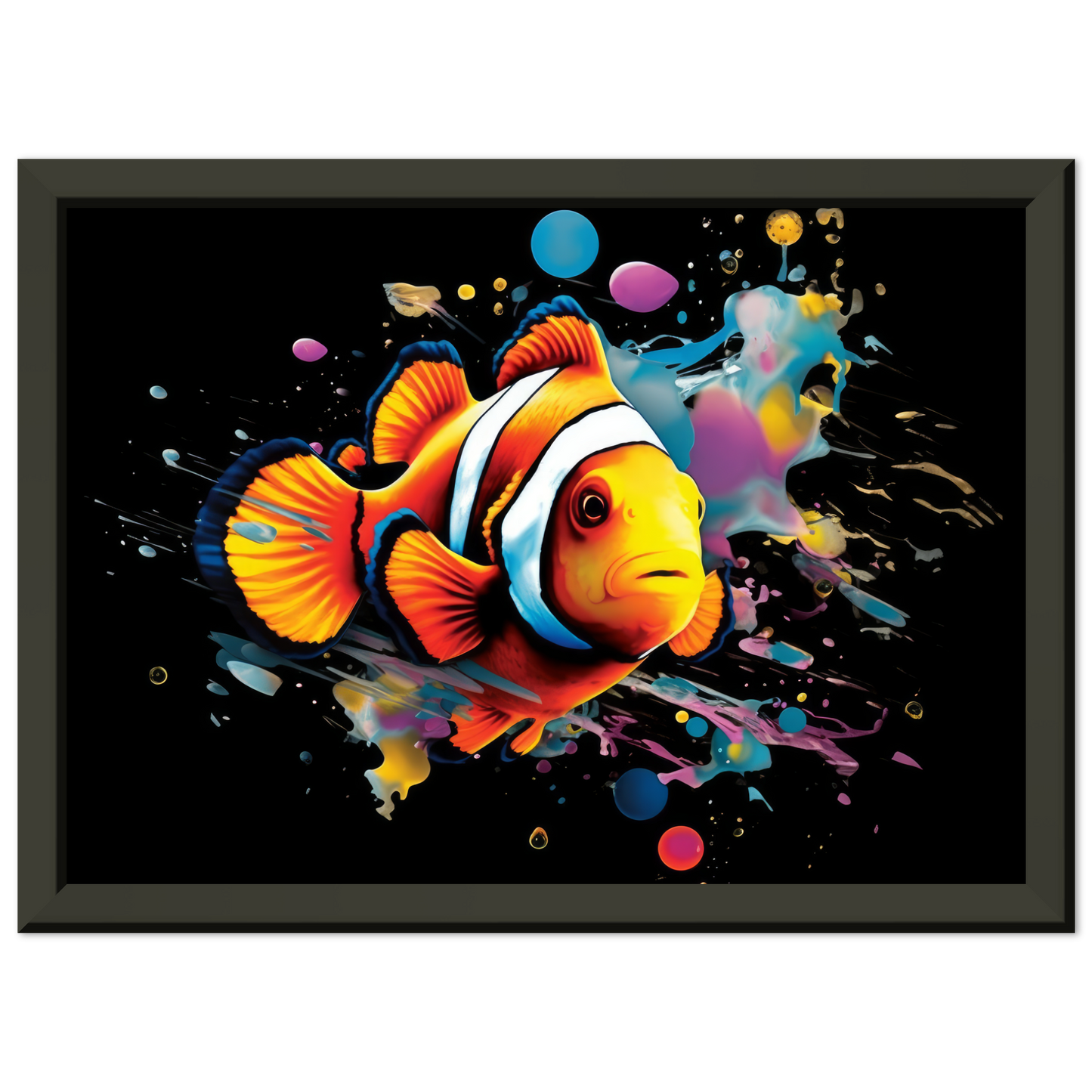 Clown fish clown fish pop art (FISH36)