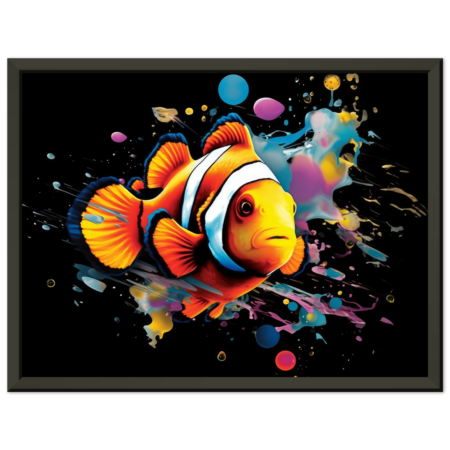 Clown fish clown fish pop art (FISH36)