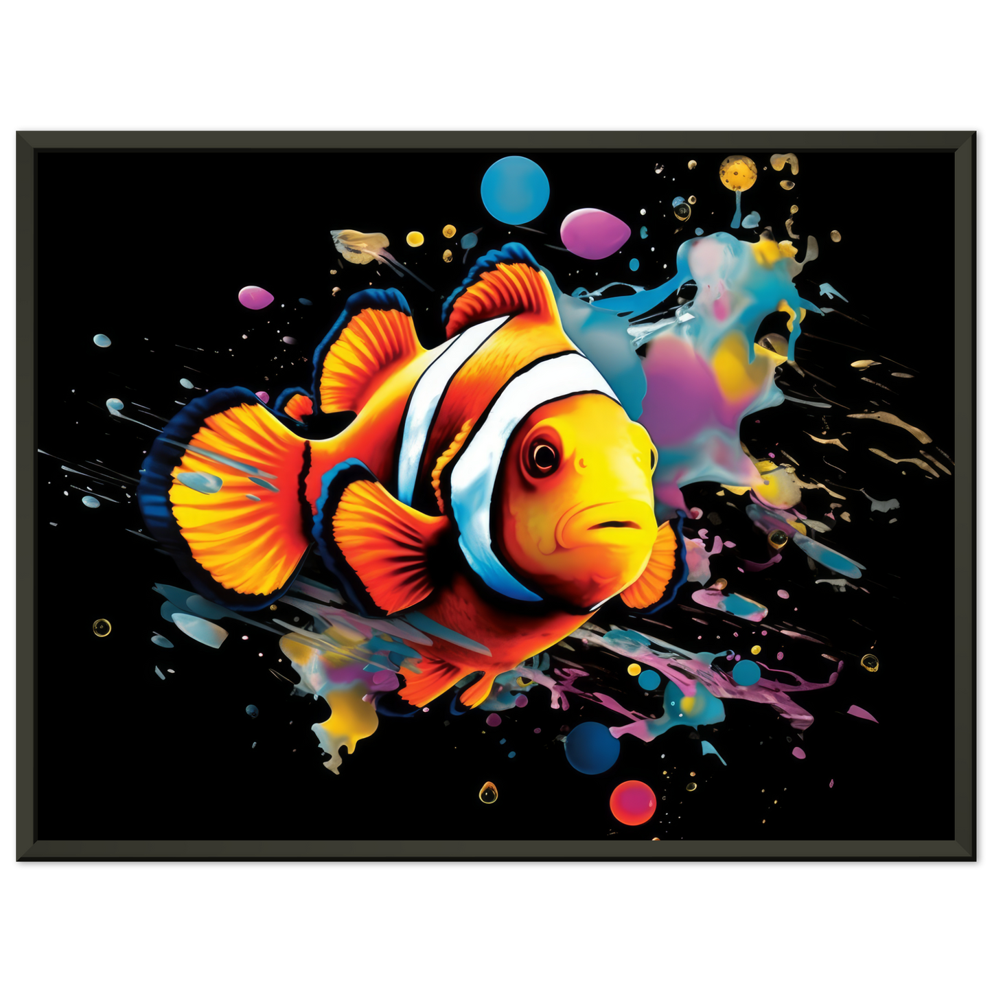 Clown fish clown fish pop art (FISH36)