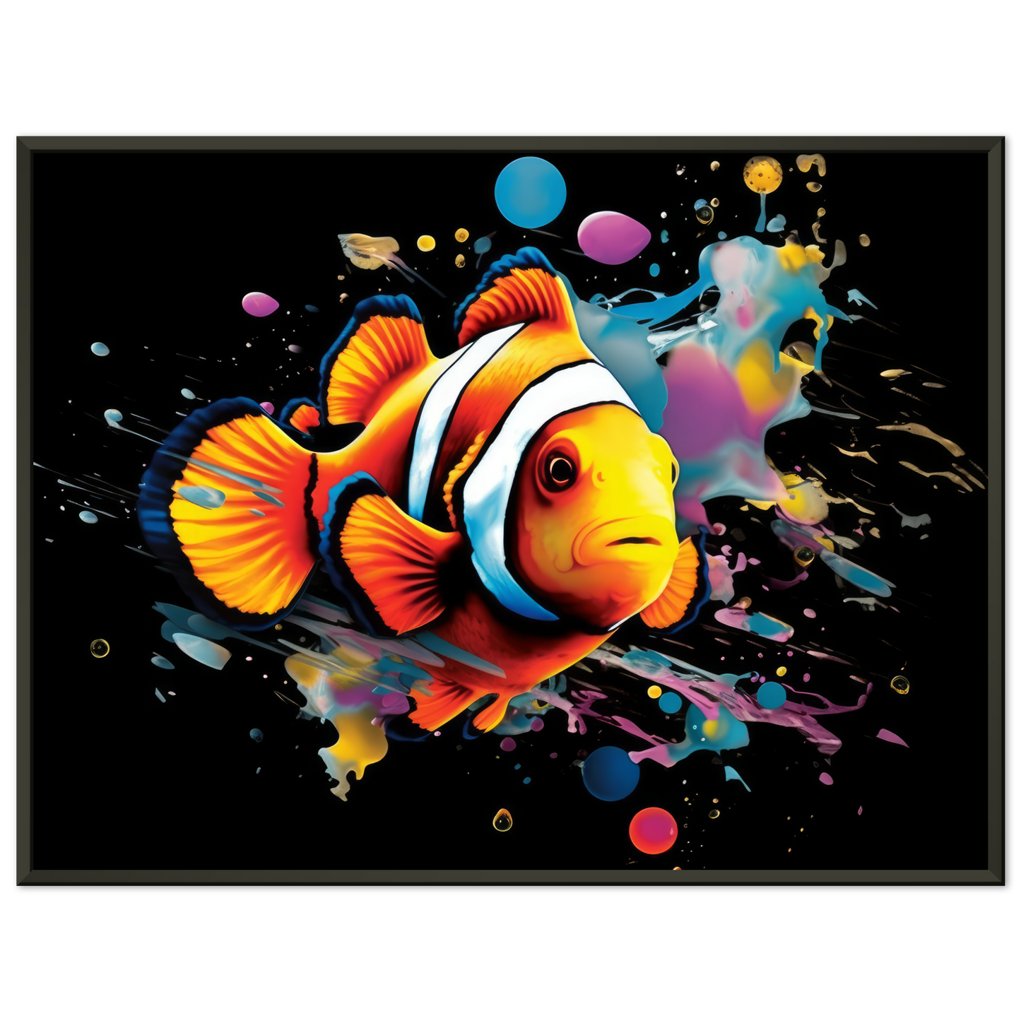 Clown fish clown fish pop art (FISH36)