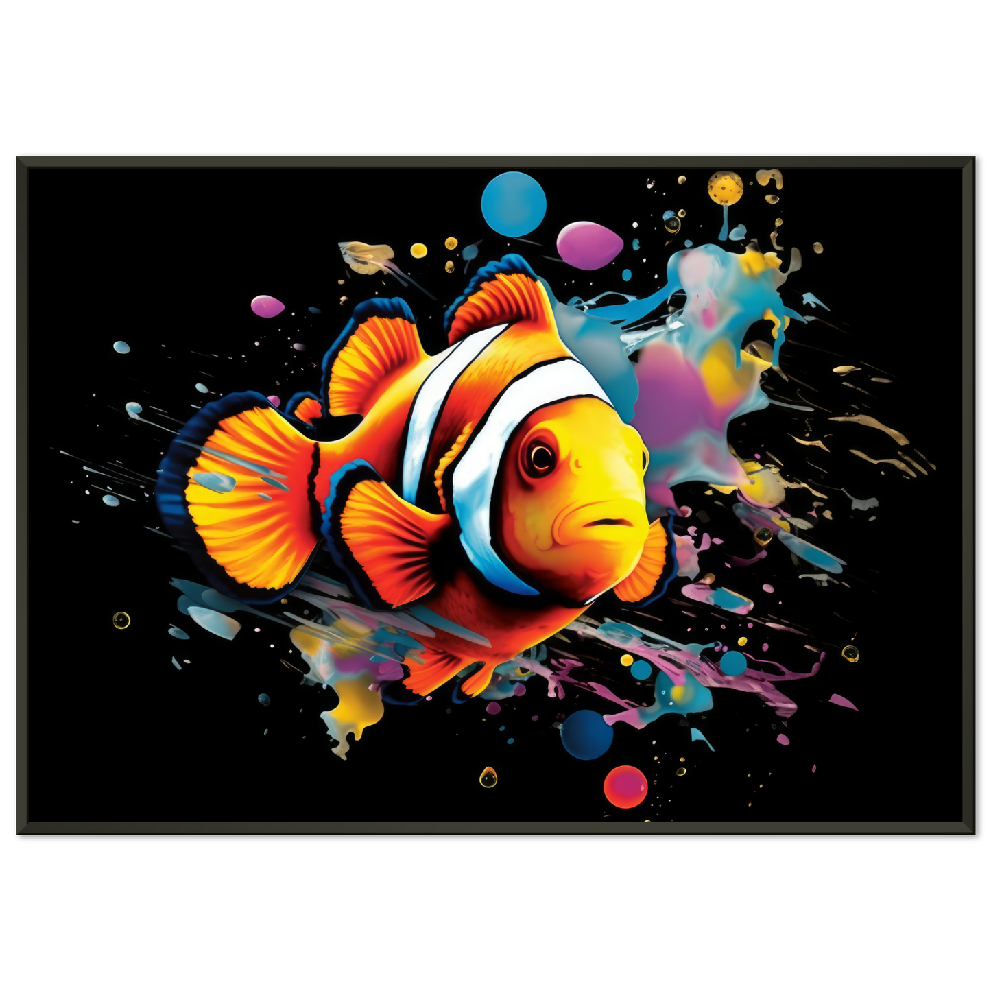 Clown fish clown fish pop art (FISH36)