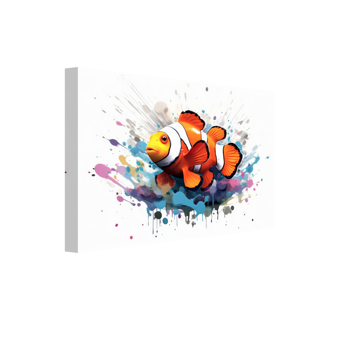 Clown fish clown fish pop art (FISH37)