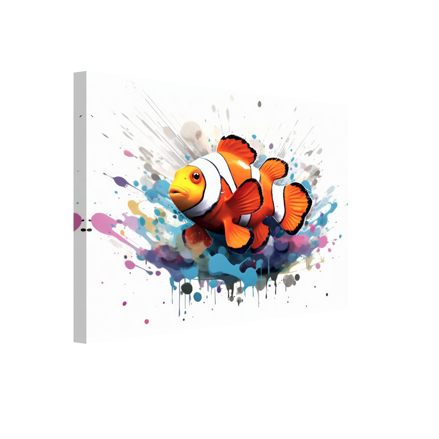 Clown fish clown fish pop art (FISH37)
