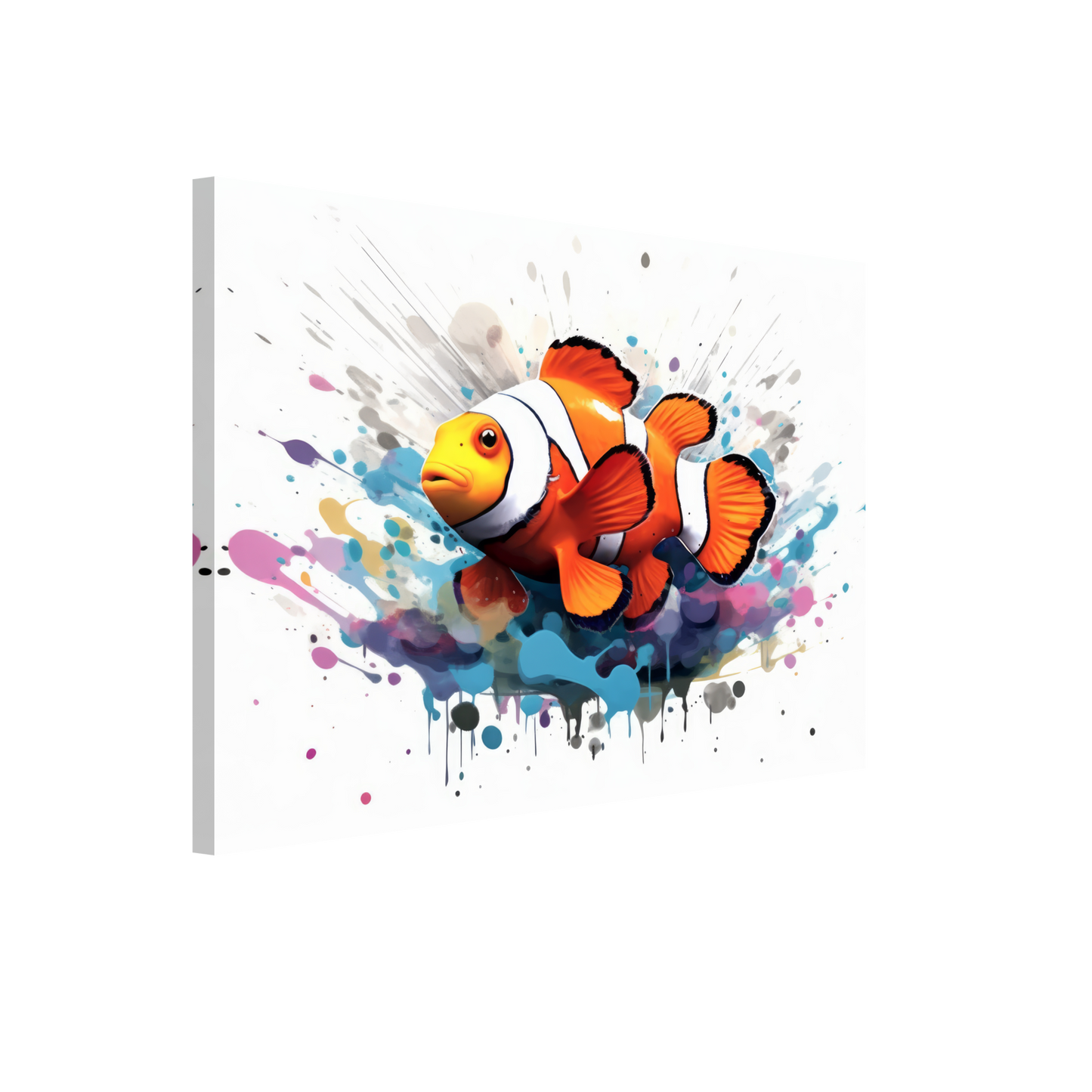 Clown fish clown fish pop art (FISH37)