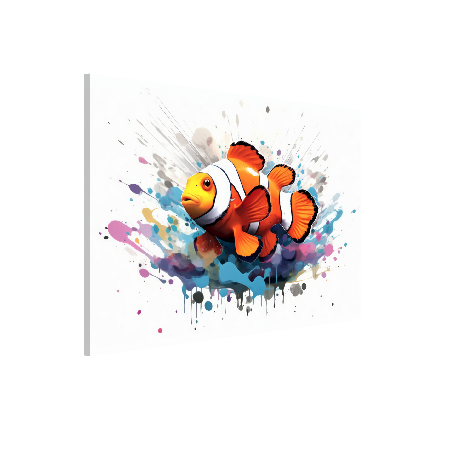 Clown fish clown fish pop art (FISH37)
