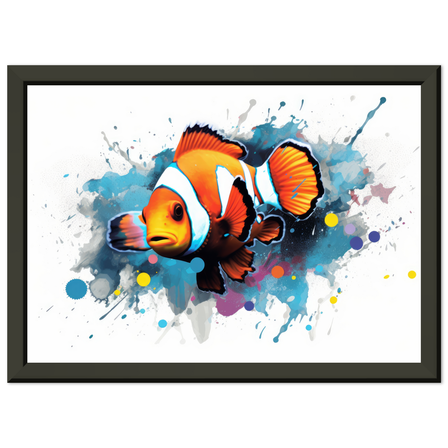 Clown fish clown fish pop art (FISH38)