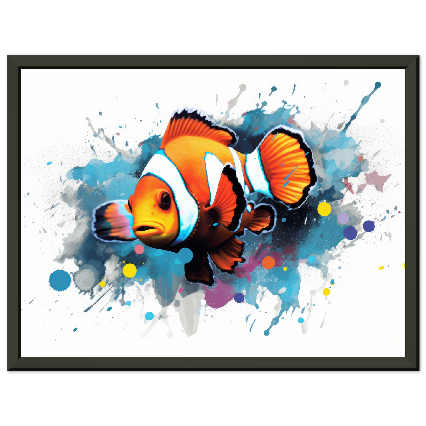 Clown fish clown fish pop art (FISH38)