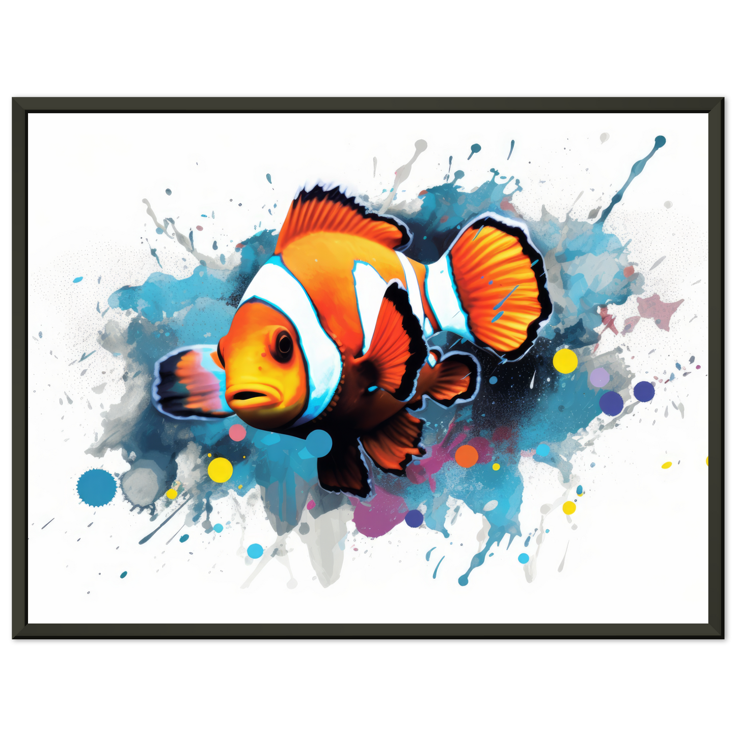 Clown fish clown fish pop art (FISH38)