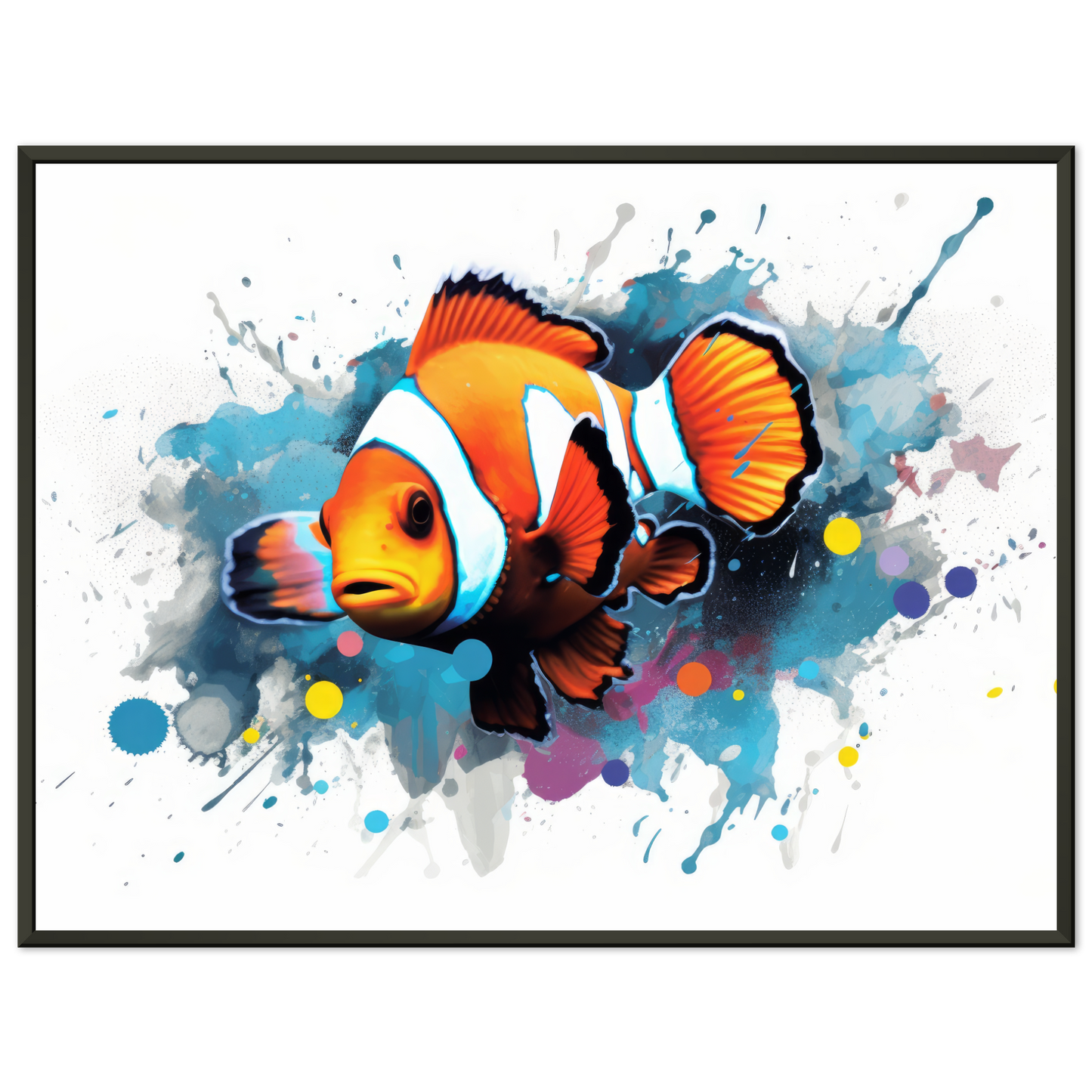 Clown fish clown fish pop art (FISH38)