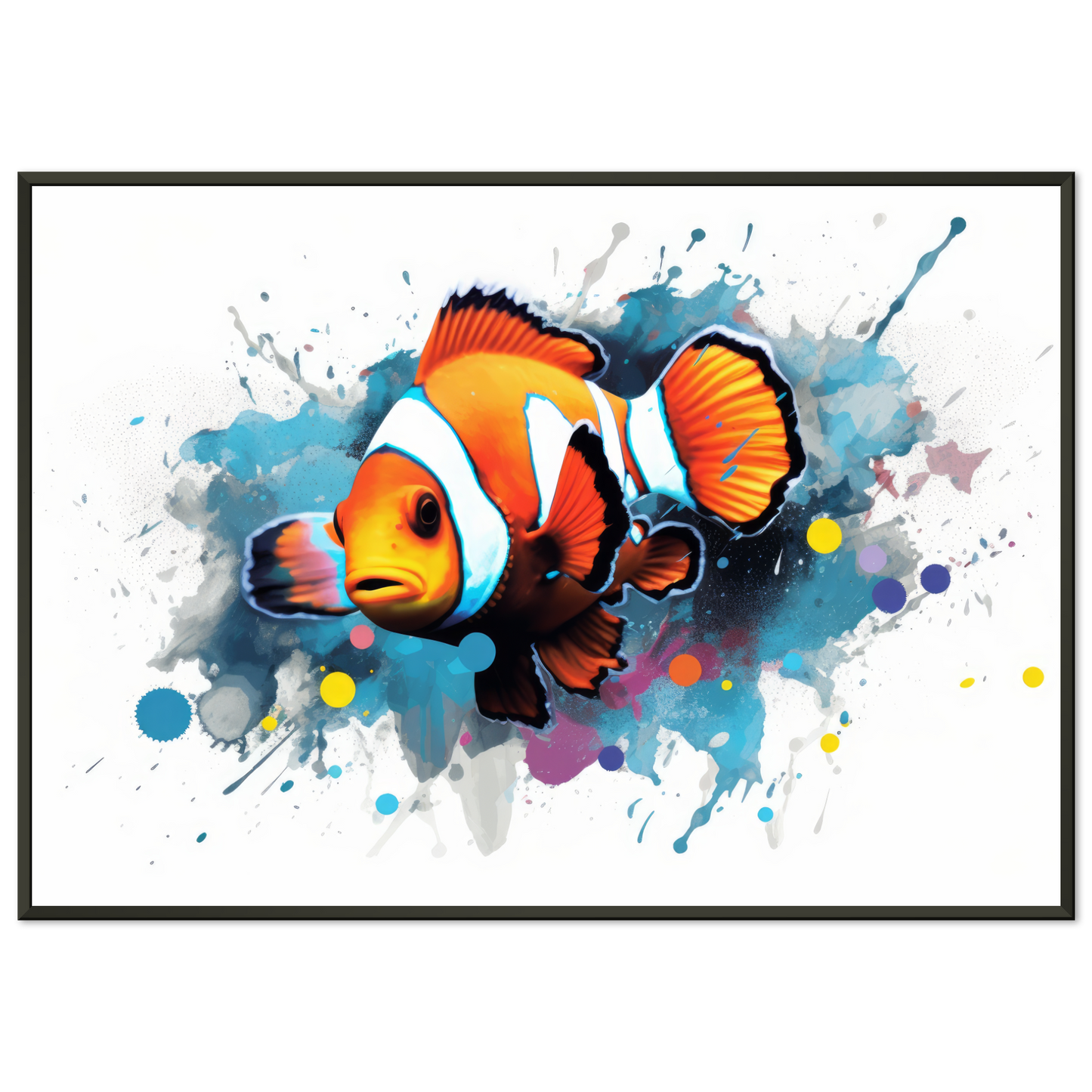 Clown fish clown fish pop art (FISH38)