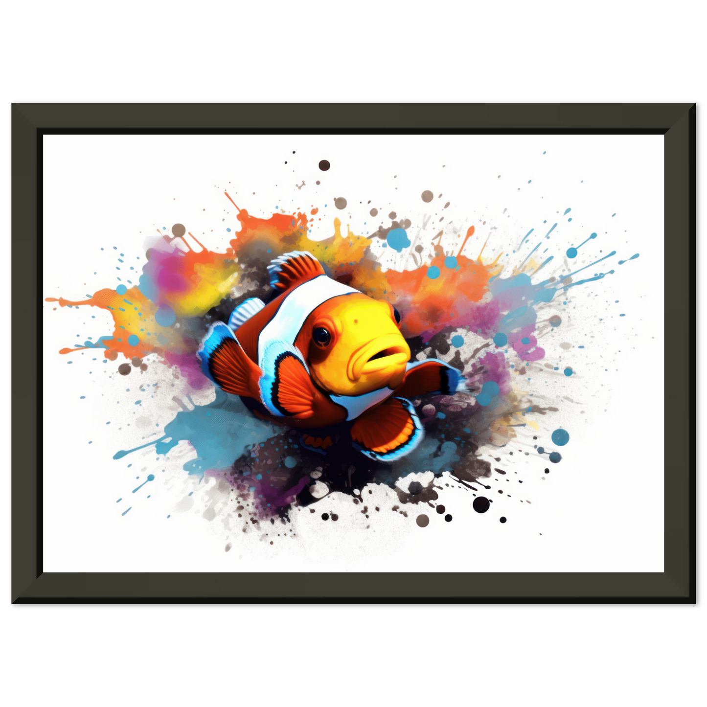 Clown fish clown fish pop art (FISH39)
