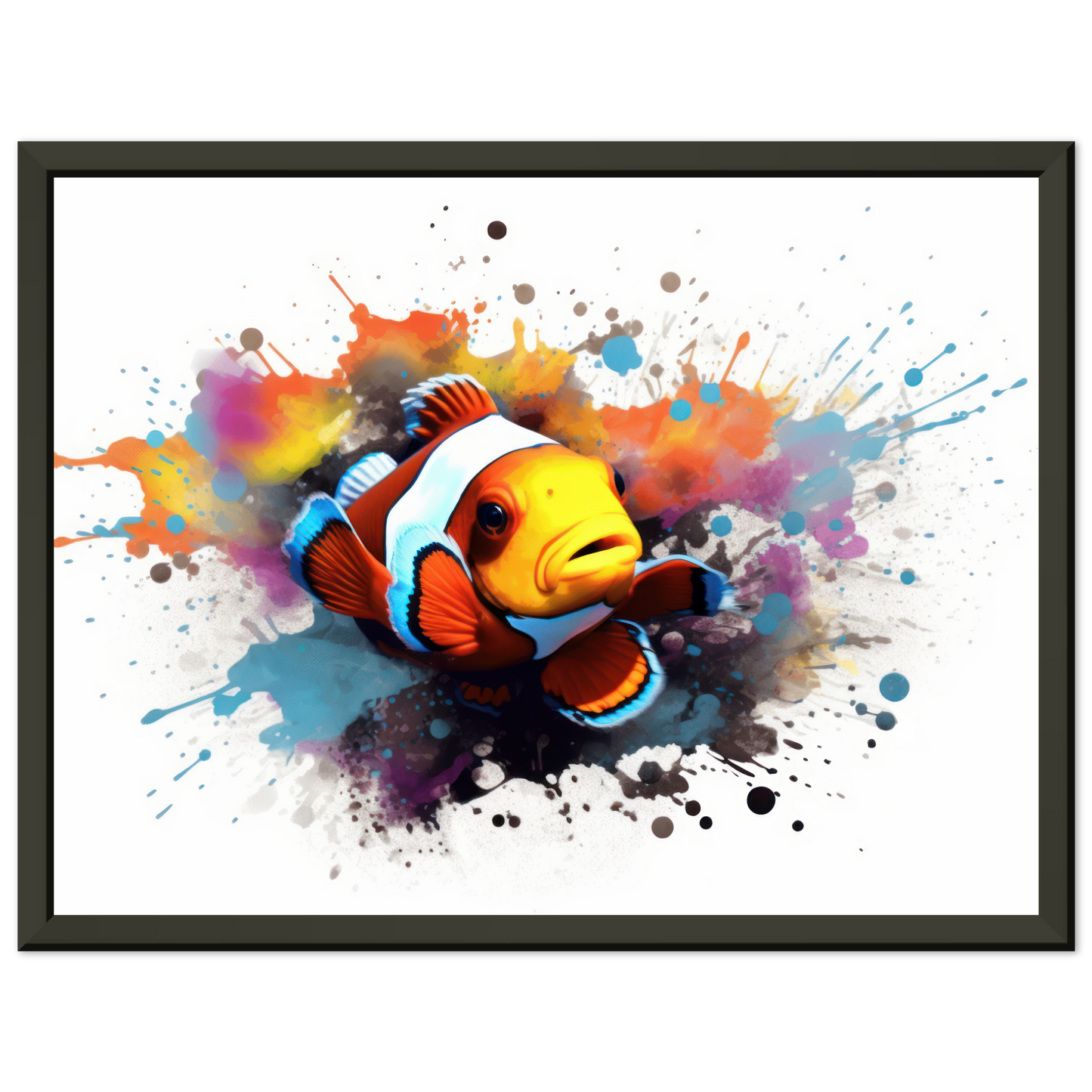 Clown fish clown fish pop art (FISH39)