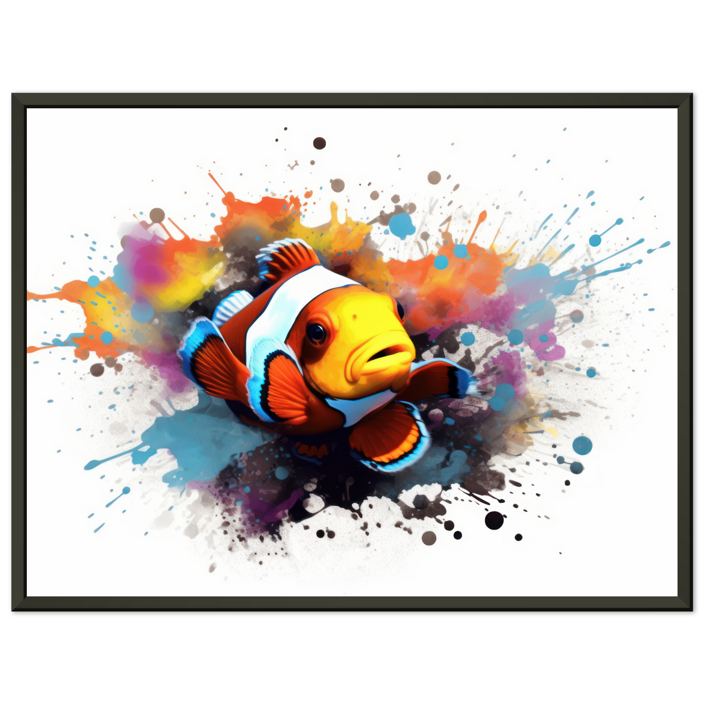 Clown fish clown fish pop art (FISH39)