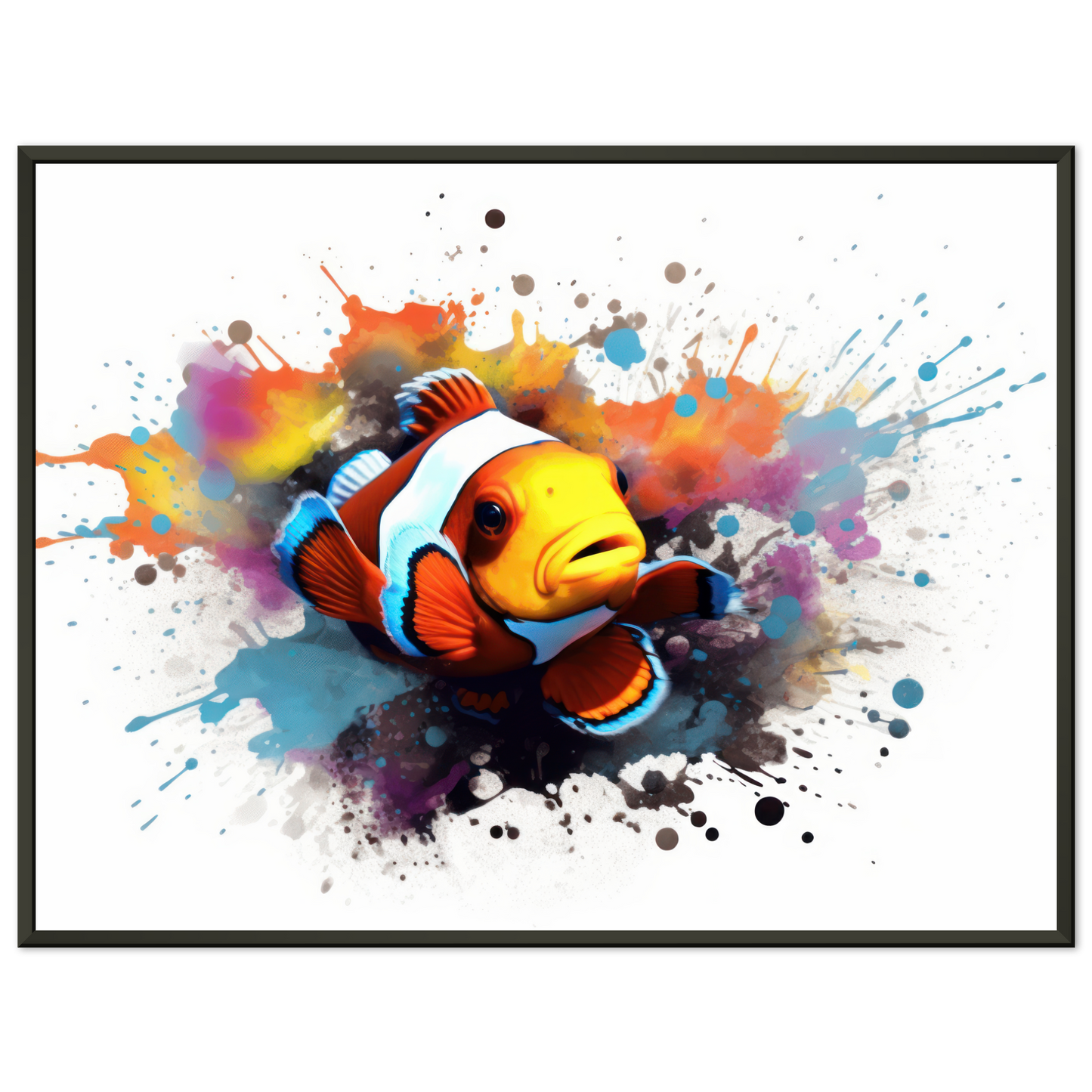 Clown fish clown fish pop art (FISH39)