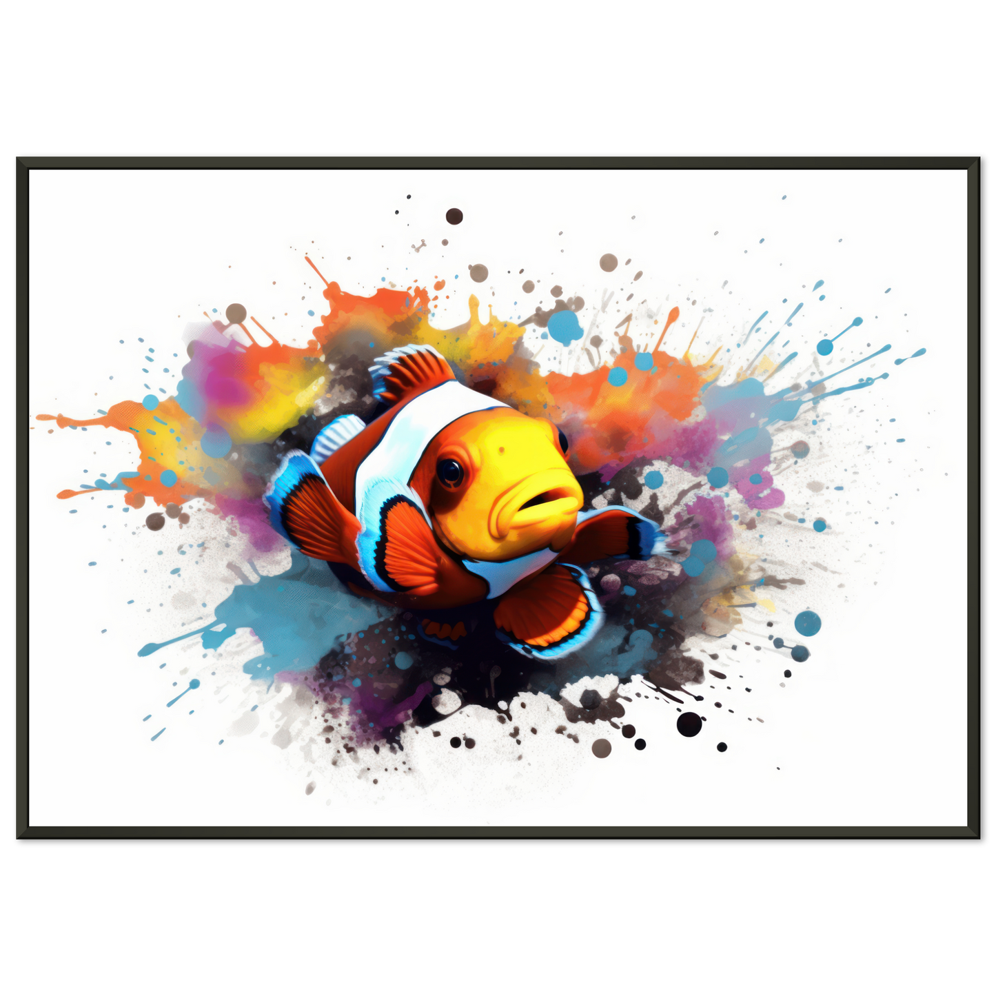 Clown fish clown fish pop art (FISH39)
