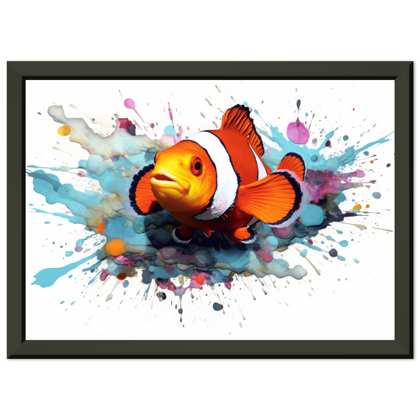 Clown fish clown fish pop art (FISH40)