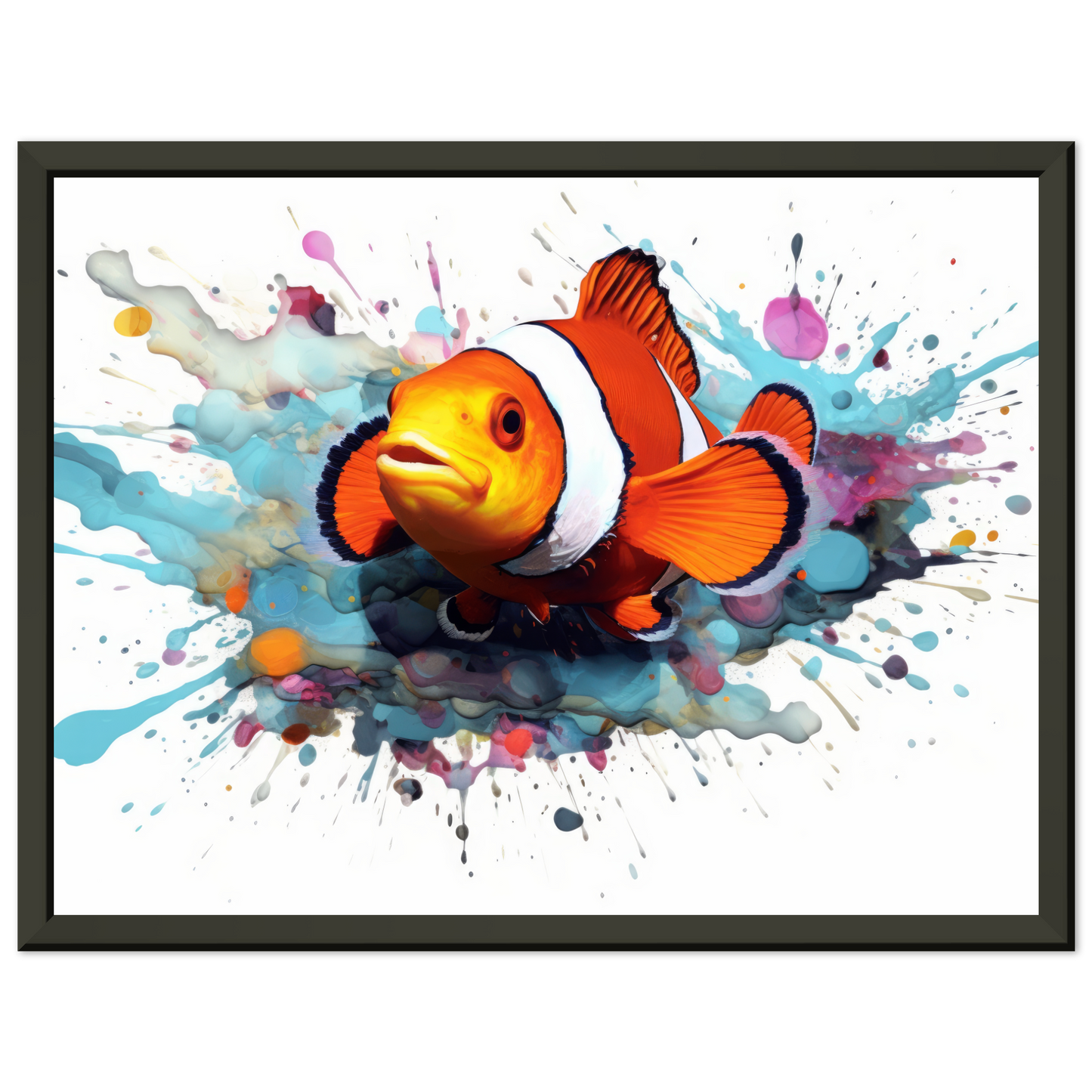 Clown fish clown fish pop art (FISH40)