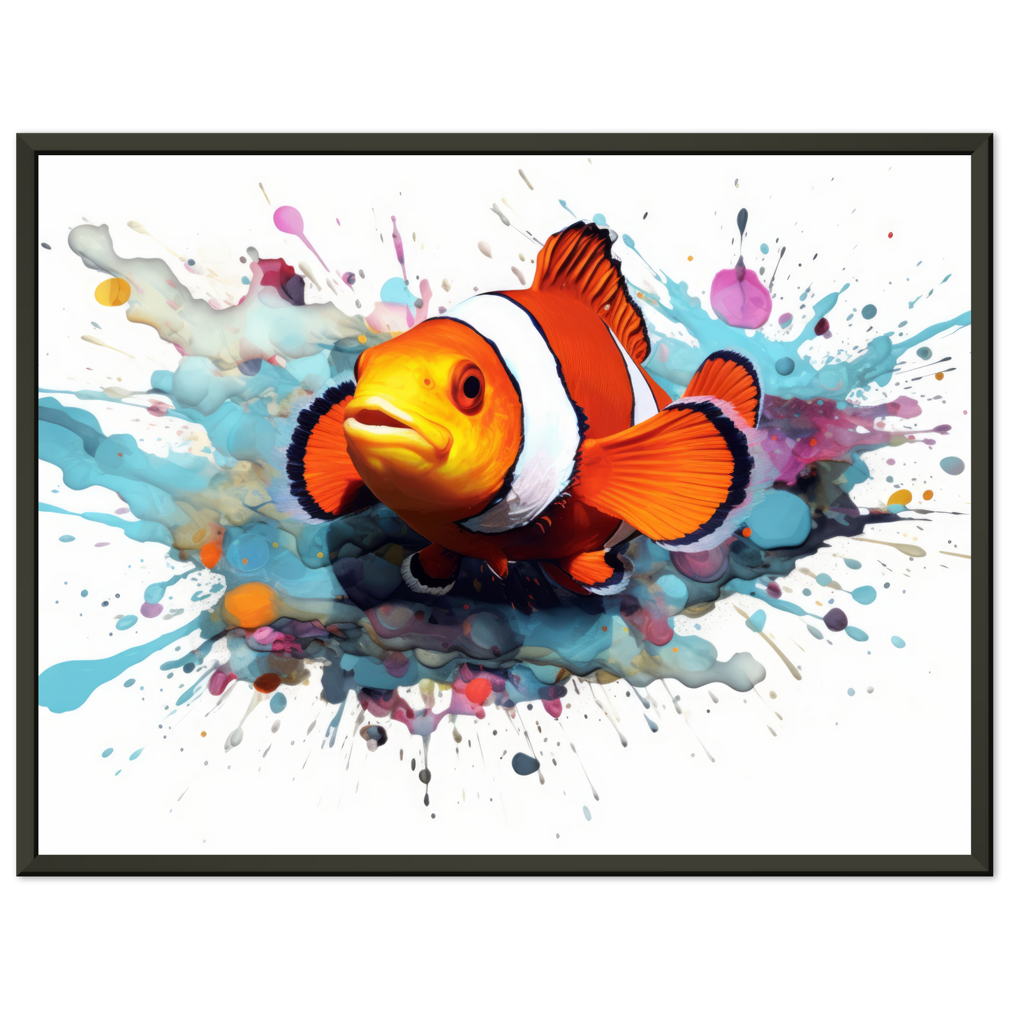 Clown fish clown fish pop art (FISH40)