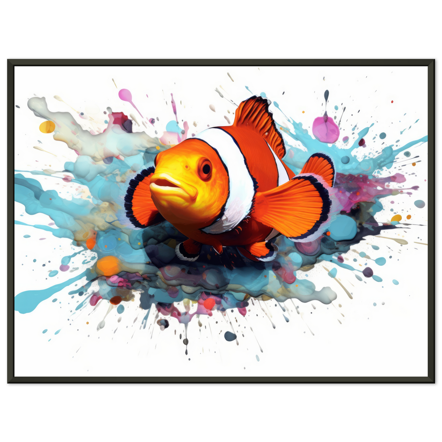 Clown fish clown fish pop art (FISH40)