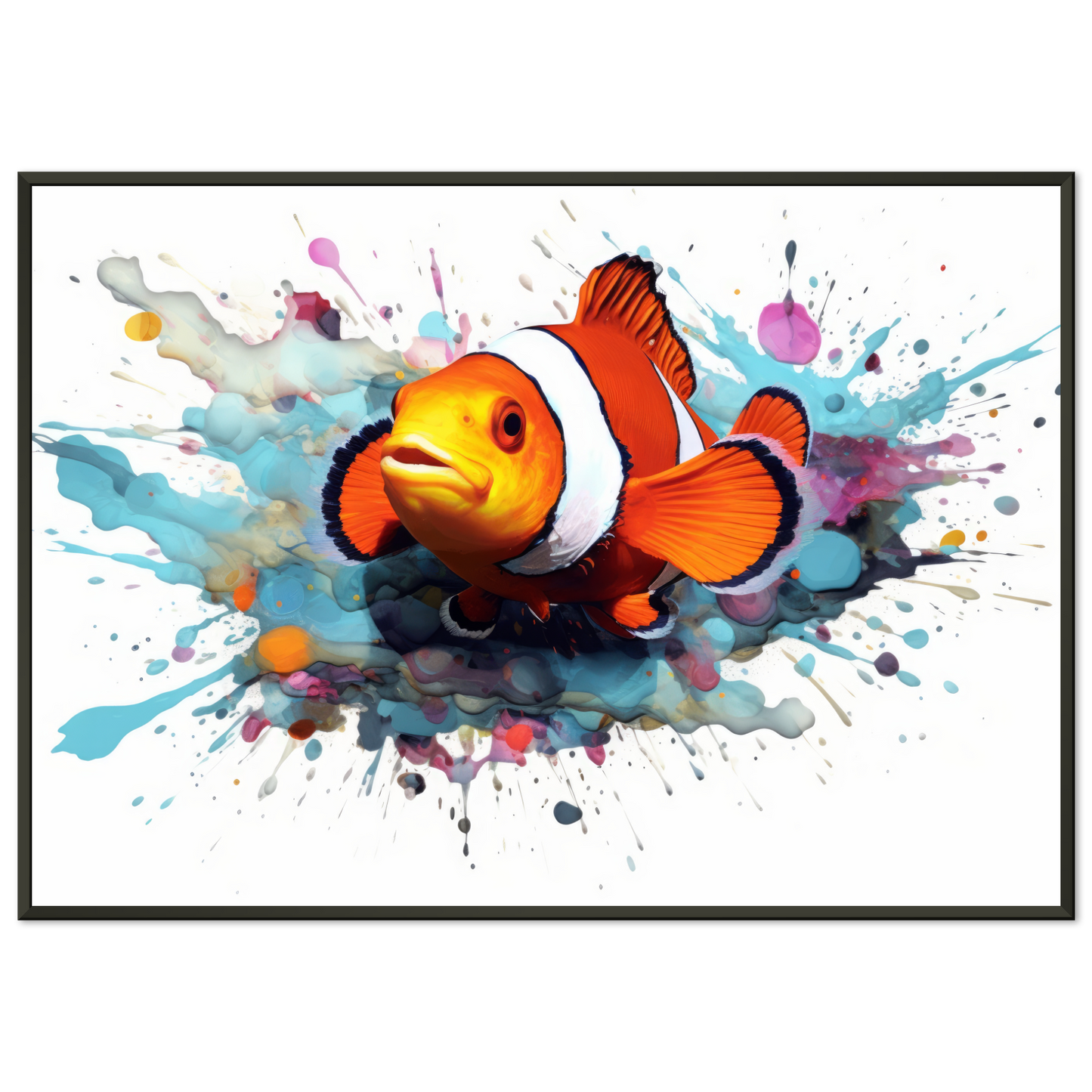 Clown fish clown fish pop art (FISH40)