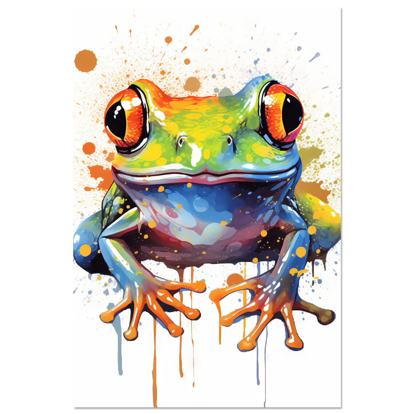 Frosch (Pop-Art) (FROG08)