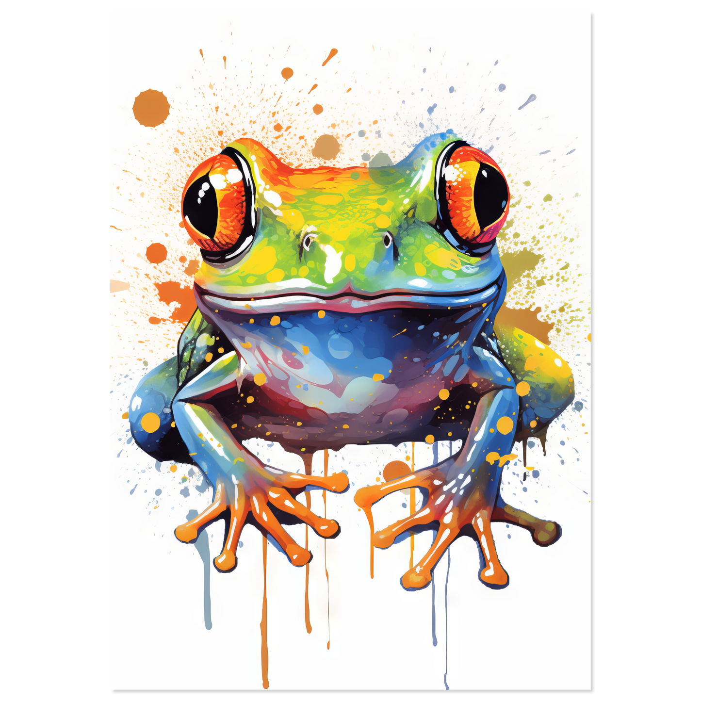 Frosch (Pop-Art) (FROG08)