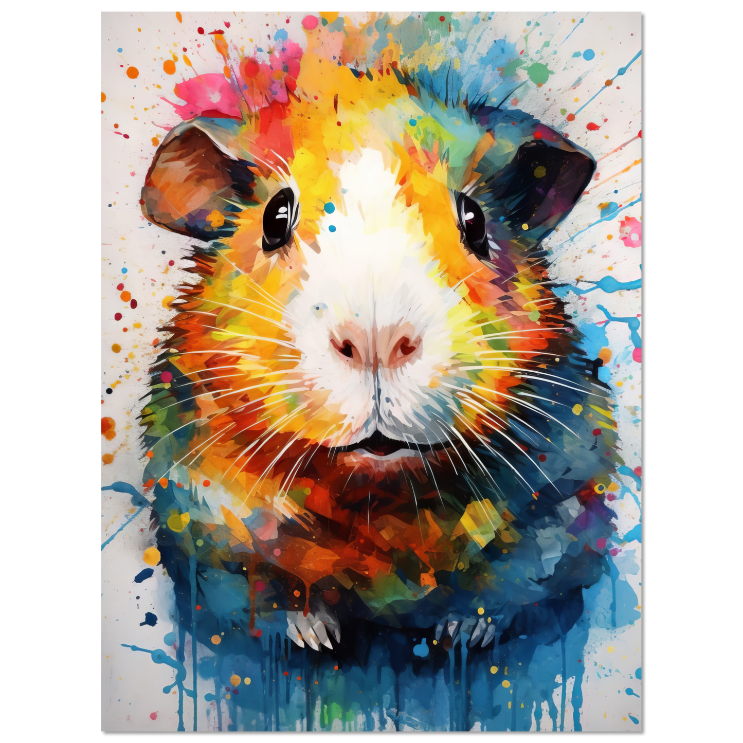 Guinea pig pop art (GUIPIG08)