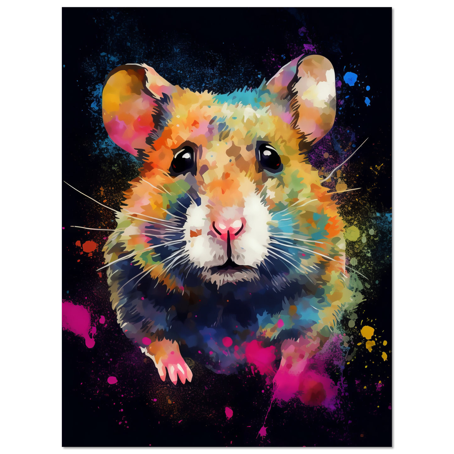 Hamster pop art (HAMSTER02)