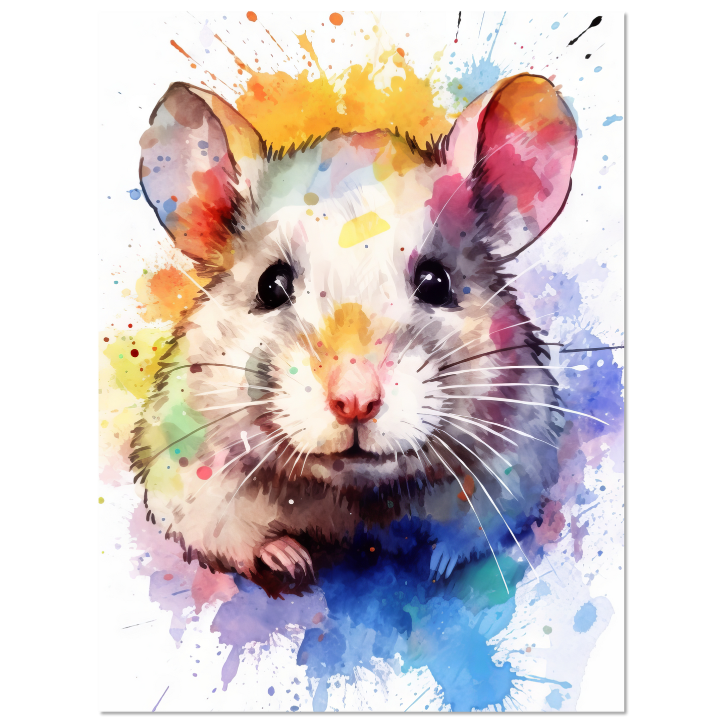 Hamster pop art (HAMSTER08)
